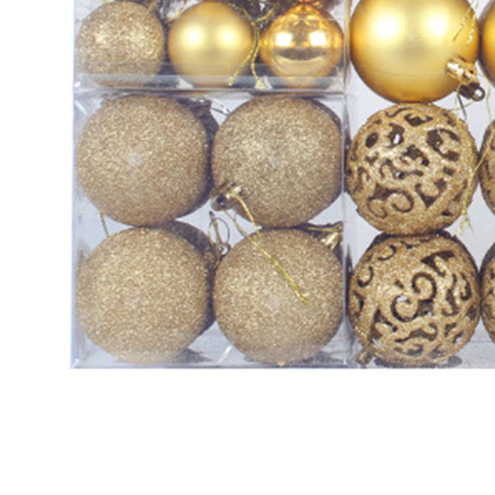 Xmas Tree Balls Plastic Various Styles Xmas Tree Ball Ornaments for Party view 7