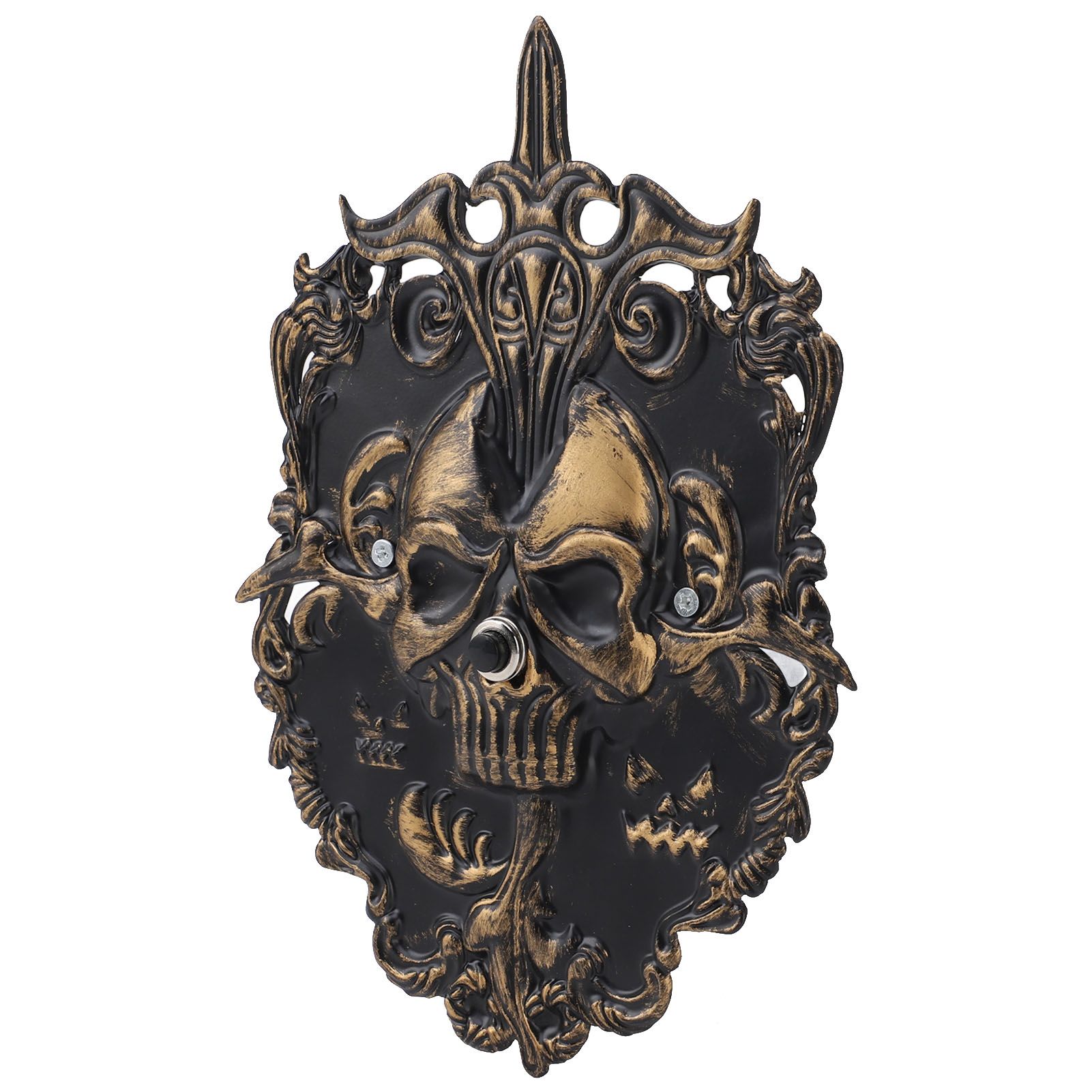 Decorative Doorbell Antique Scary Skeleton Doorbell with Sound for Door — image 1