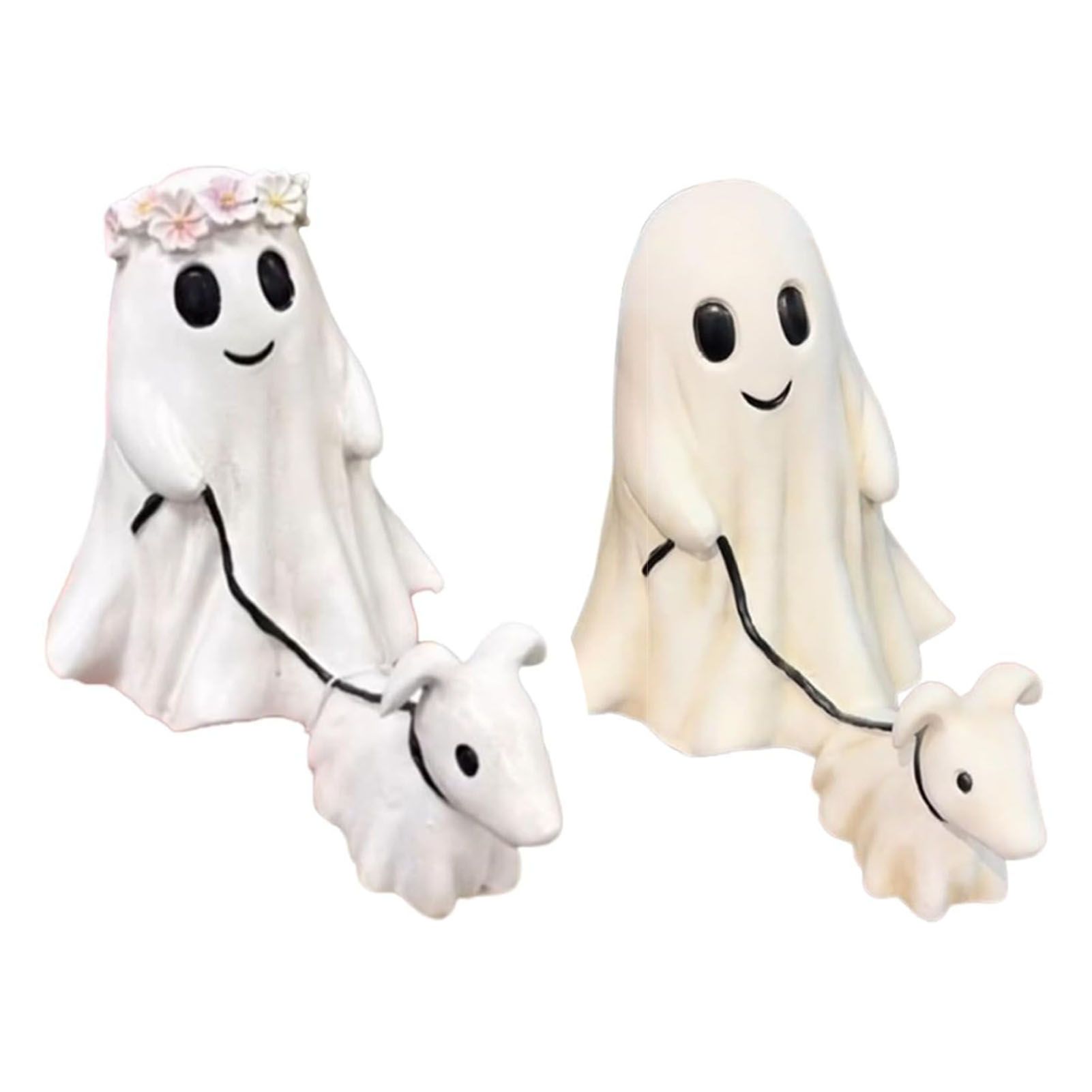 Ghost Walking Dog Statue Multipurpose Innovative Exquisite Decorative Resin view 6