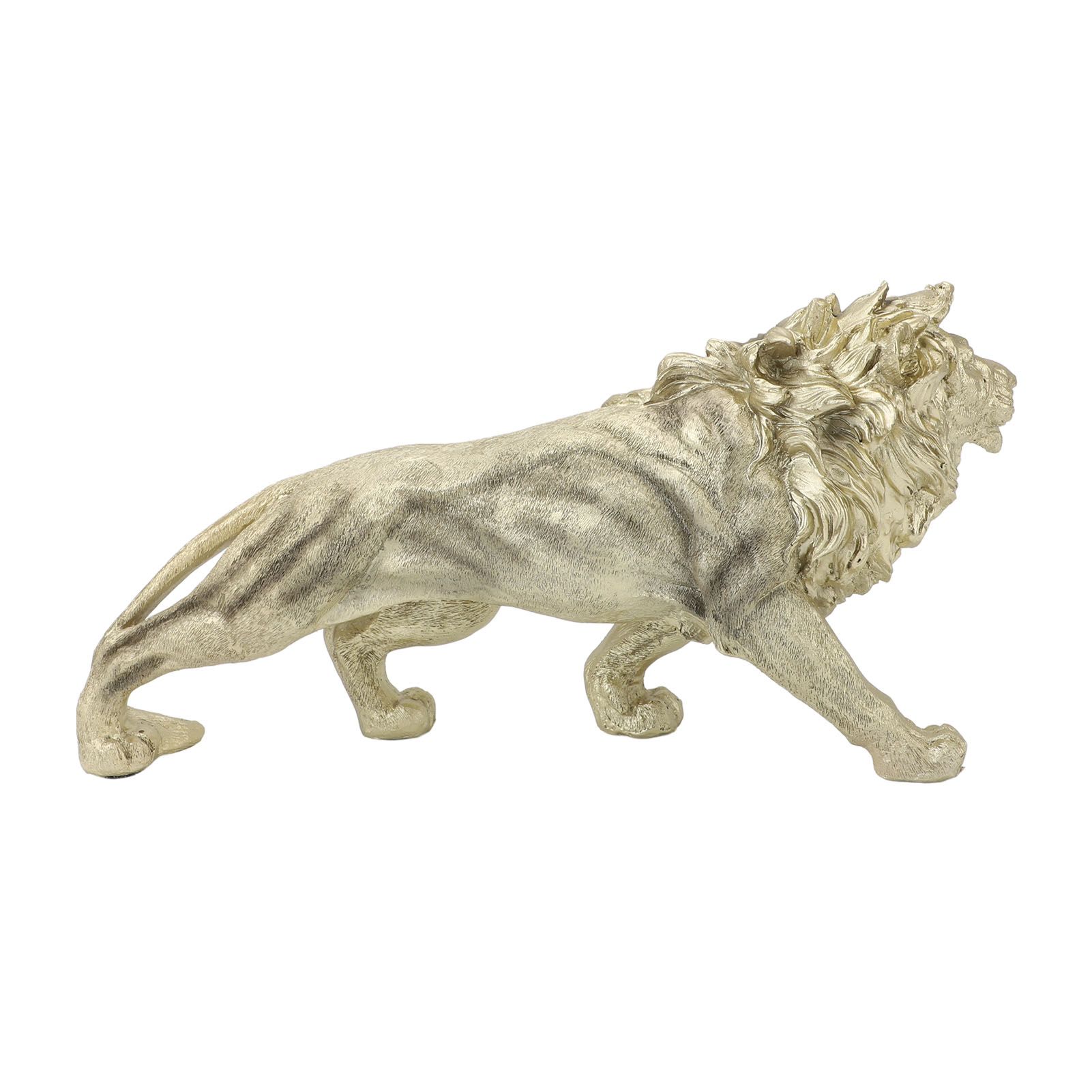 Lion Statue Figurine Modern Art Sculpture Handmade Polyresin Animal Statue for