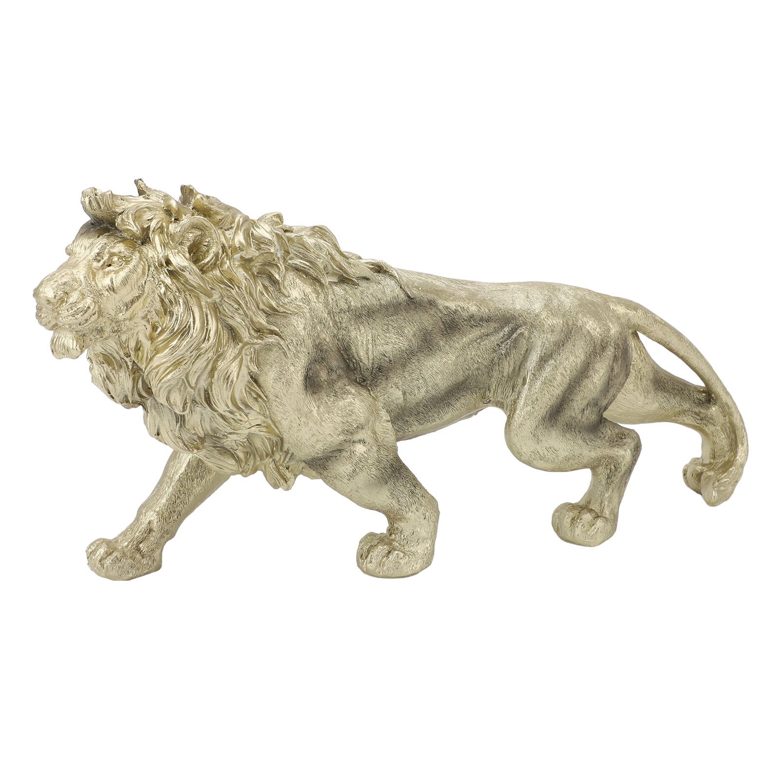 Lion Statue Figurine Modern Art Sculpture Handmade Polyresin Animal Statue for view 3