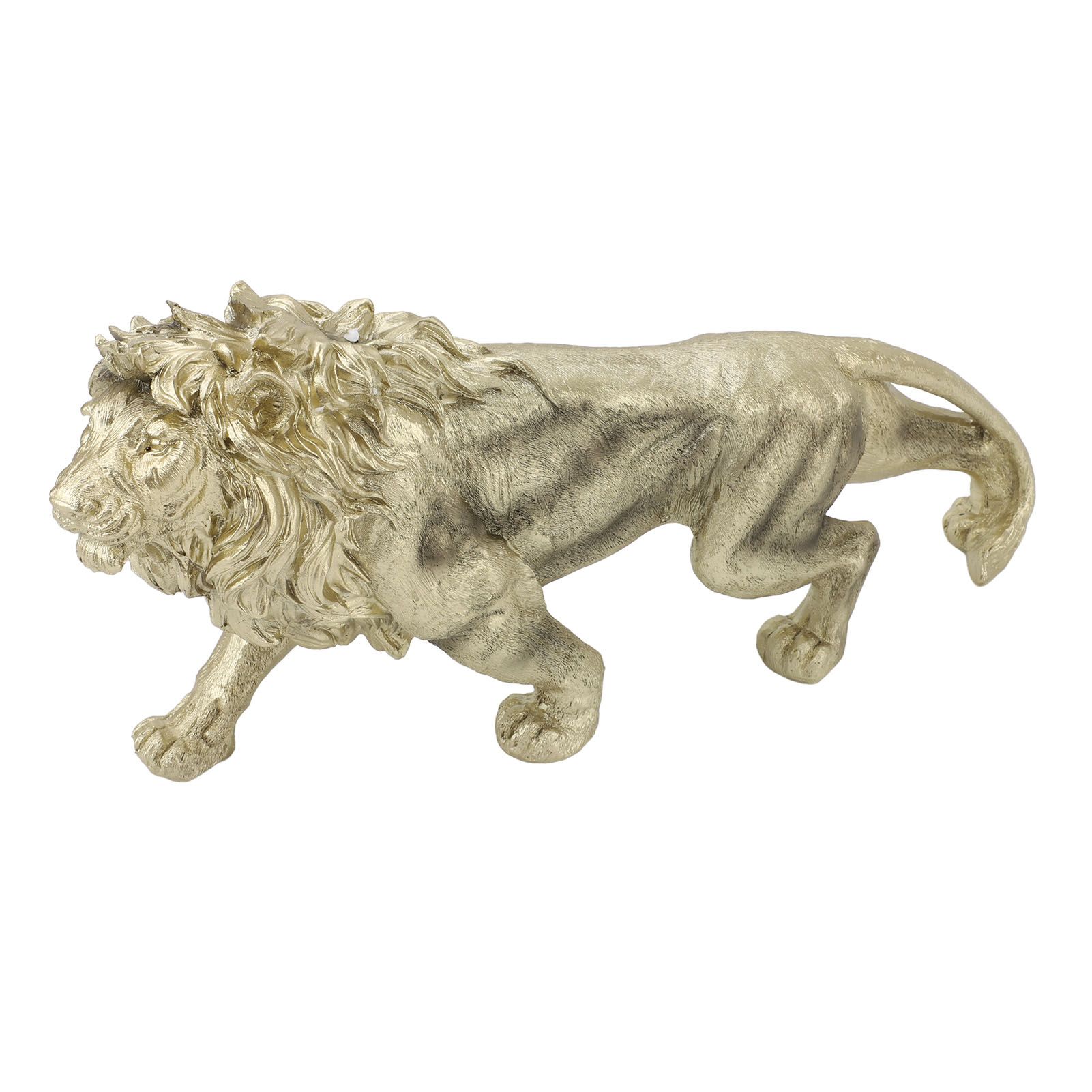 Lion Statue Figurine Modern Art Sculpture Handmade Polyresin Animal Statue for view 4