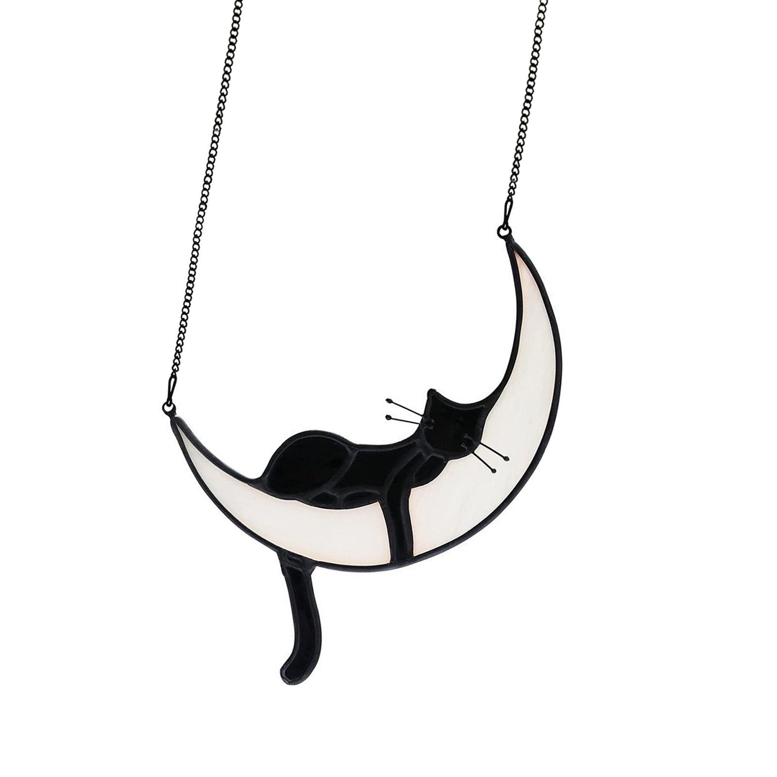 Cat Hanging Decor Acrylic Double Side Cute Decorative Window Hanging Craft for view 5