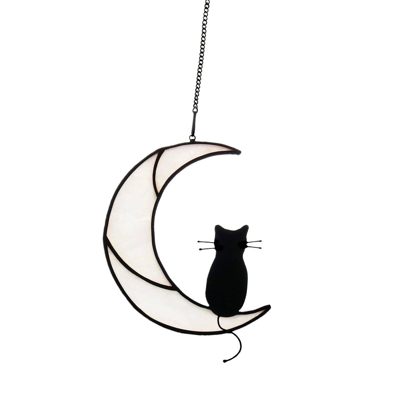 Cat Hanging Decor Acrylic Double Side Cute Decorative Window Hanging Craft for view 4