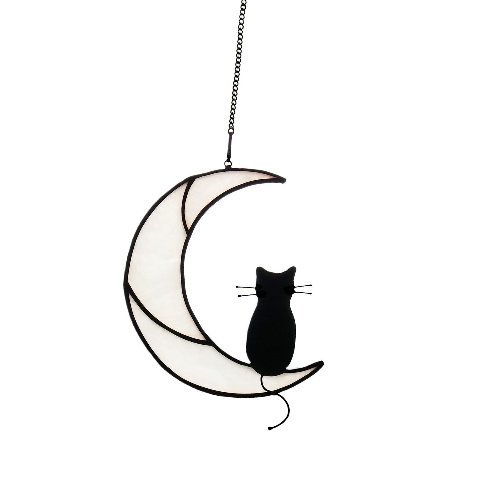 Cat Hanging Decor Acrylic Double Side Cute Decorative Window Hanging Craft for view 6
