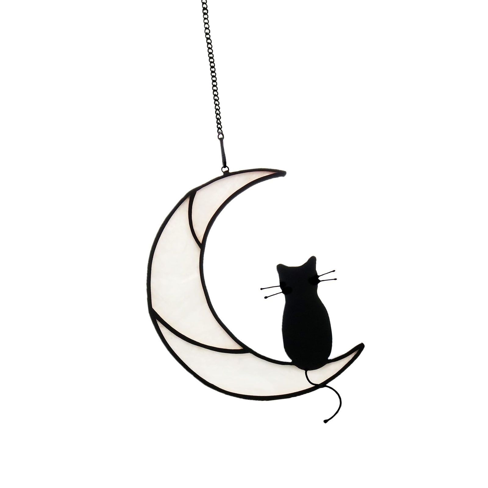Cat Hanging Decor Acrylic Double Side Cute Decorative Window Hanging Craft for view 7