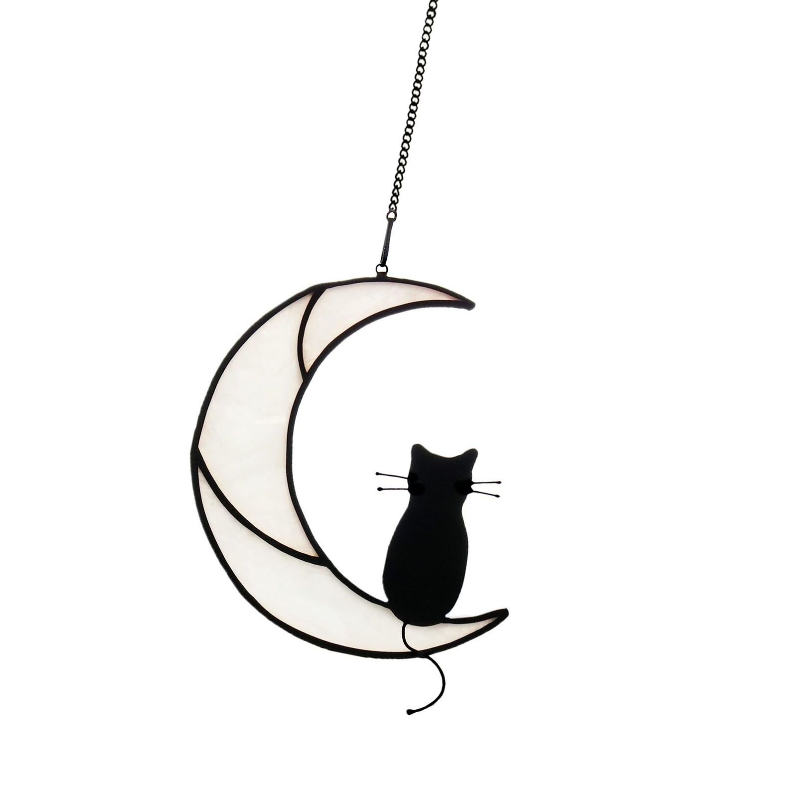 Cat Hanging Decor Acrylic Double Side Cute Decorative Window Hanging Craft for view 8