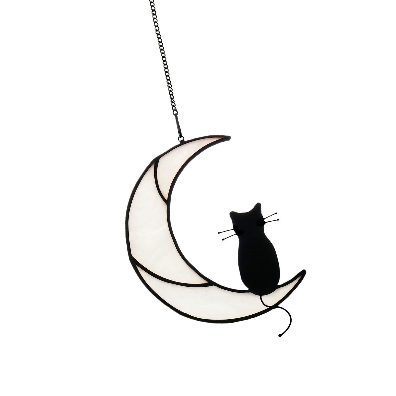 Cat Hanging Decor Acrylic Double Side Cute Decorative Window Hanging Craft for view 9