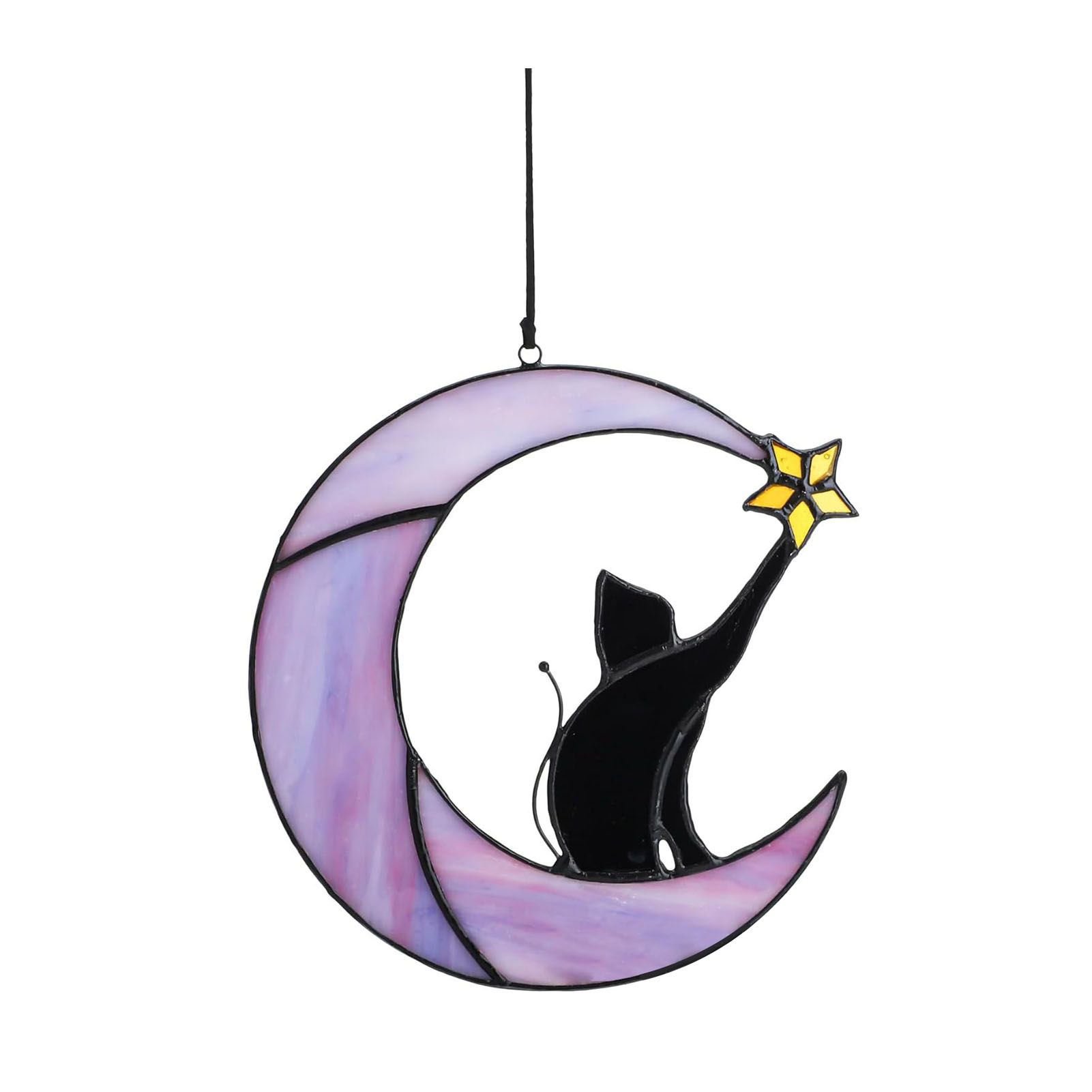 Cat Hanging Decor Acrylic Double Side Cute Decorative Window Hanging Craft for view 2