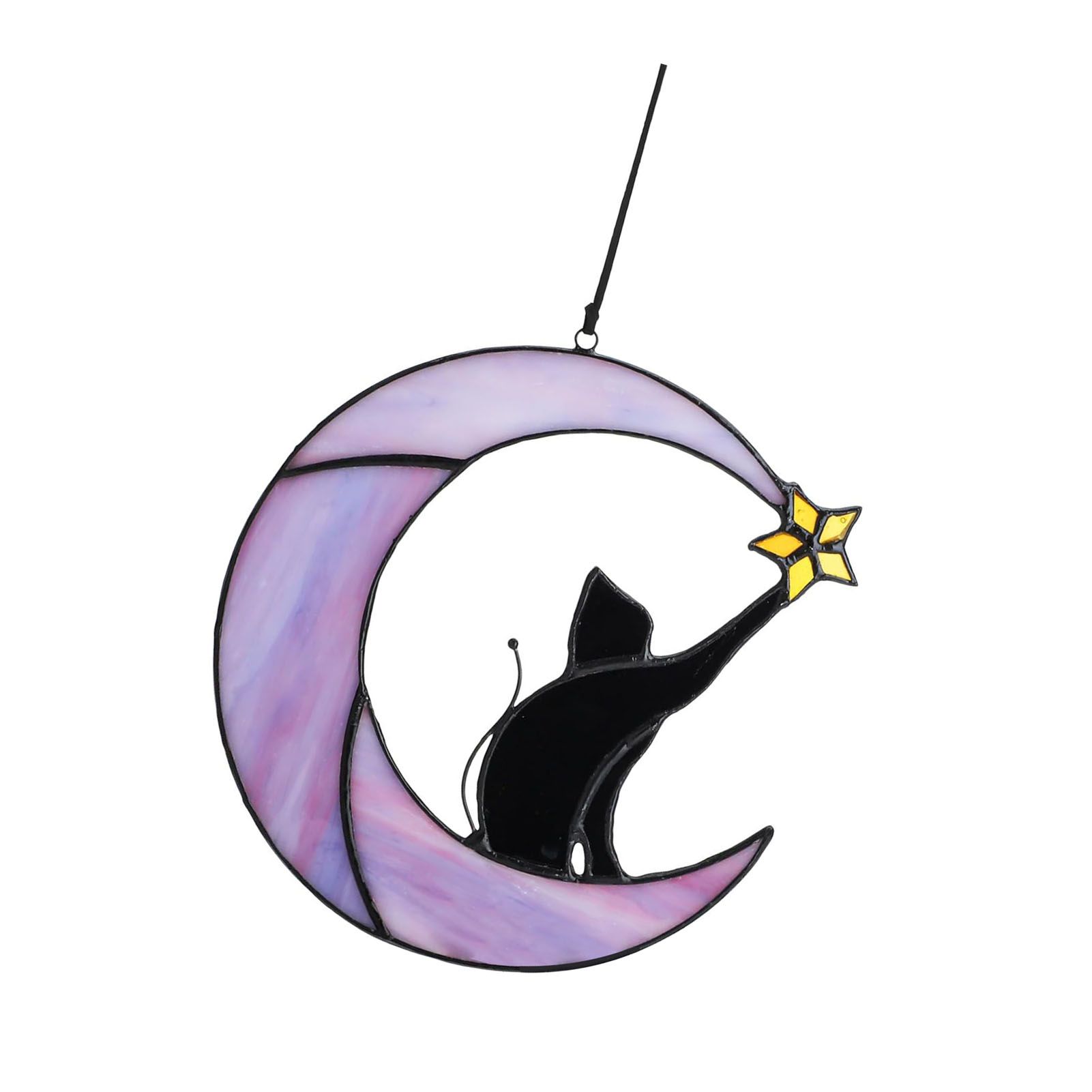 Cat Hanging Decor Acrylic Double Side Cute Decorative Window Hanging Craft for view 4