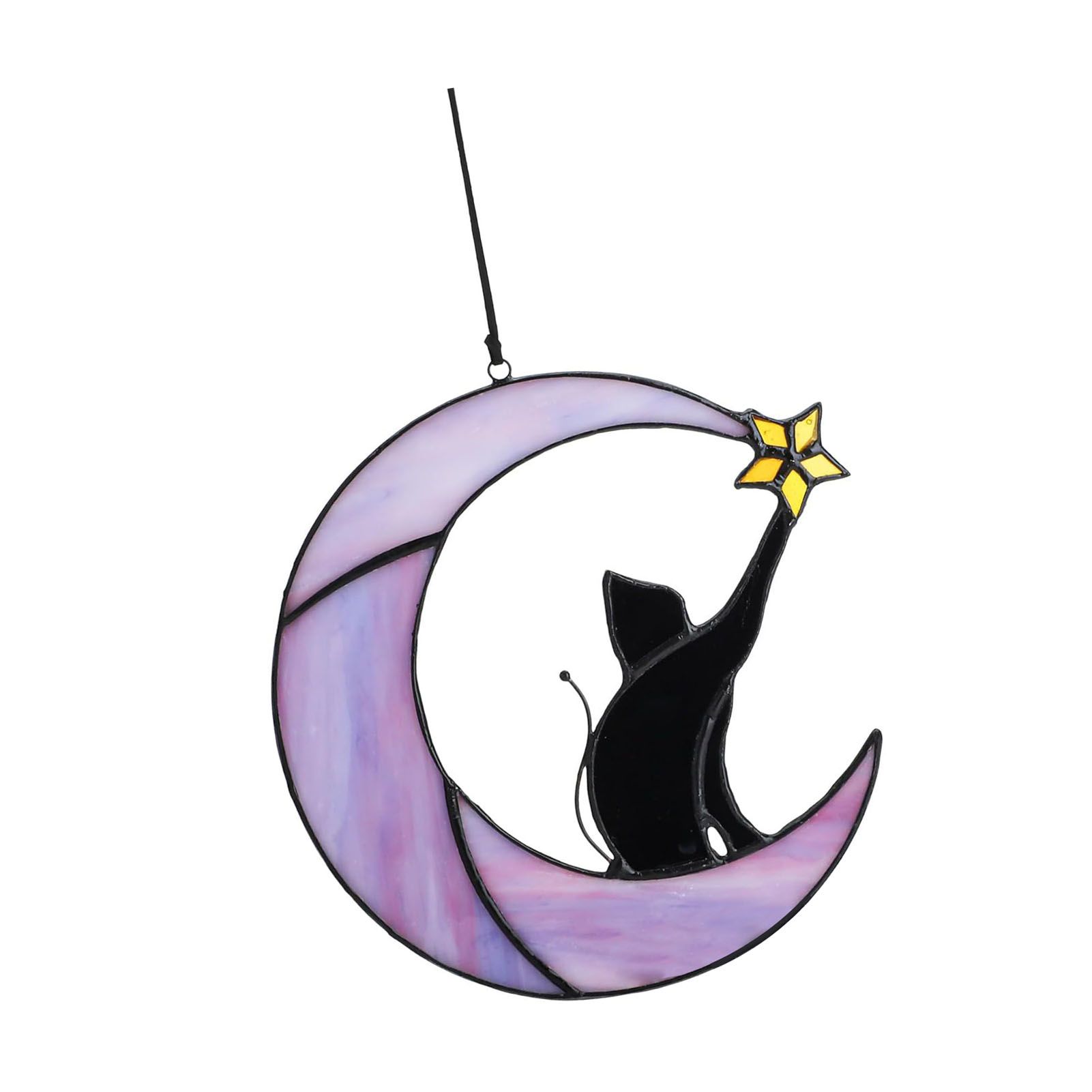 Cat Hanging Decor Acrylic Double Side Cute Decorative Window Hanging Craft for view 5