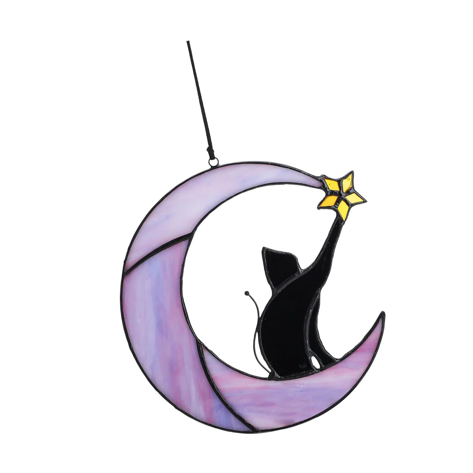 Cat Hanging Decor Acrylic Double Side Cute Decorative Window Hanging Craft for view 7
