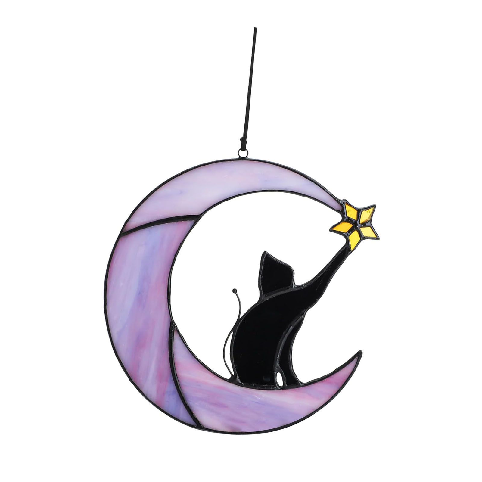 Cat Hanging Decor Acrylic Double Side Cute Decorative Window Hanging Craft for view 8
