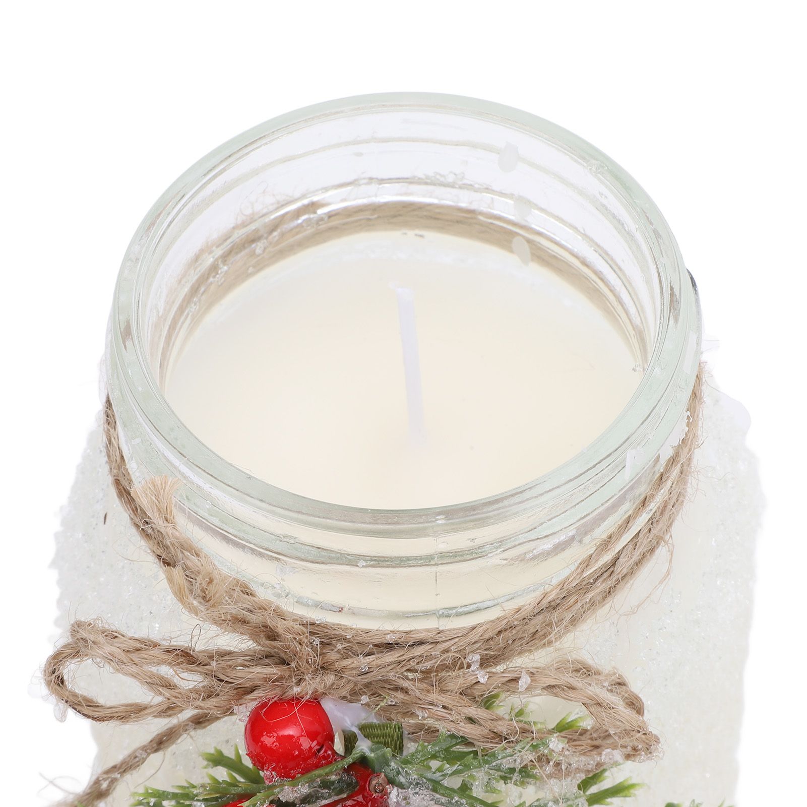Jar Candle Creative Handmade Glass Soy Wax 18oz Decorative Jar Candle for Xmas view 2