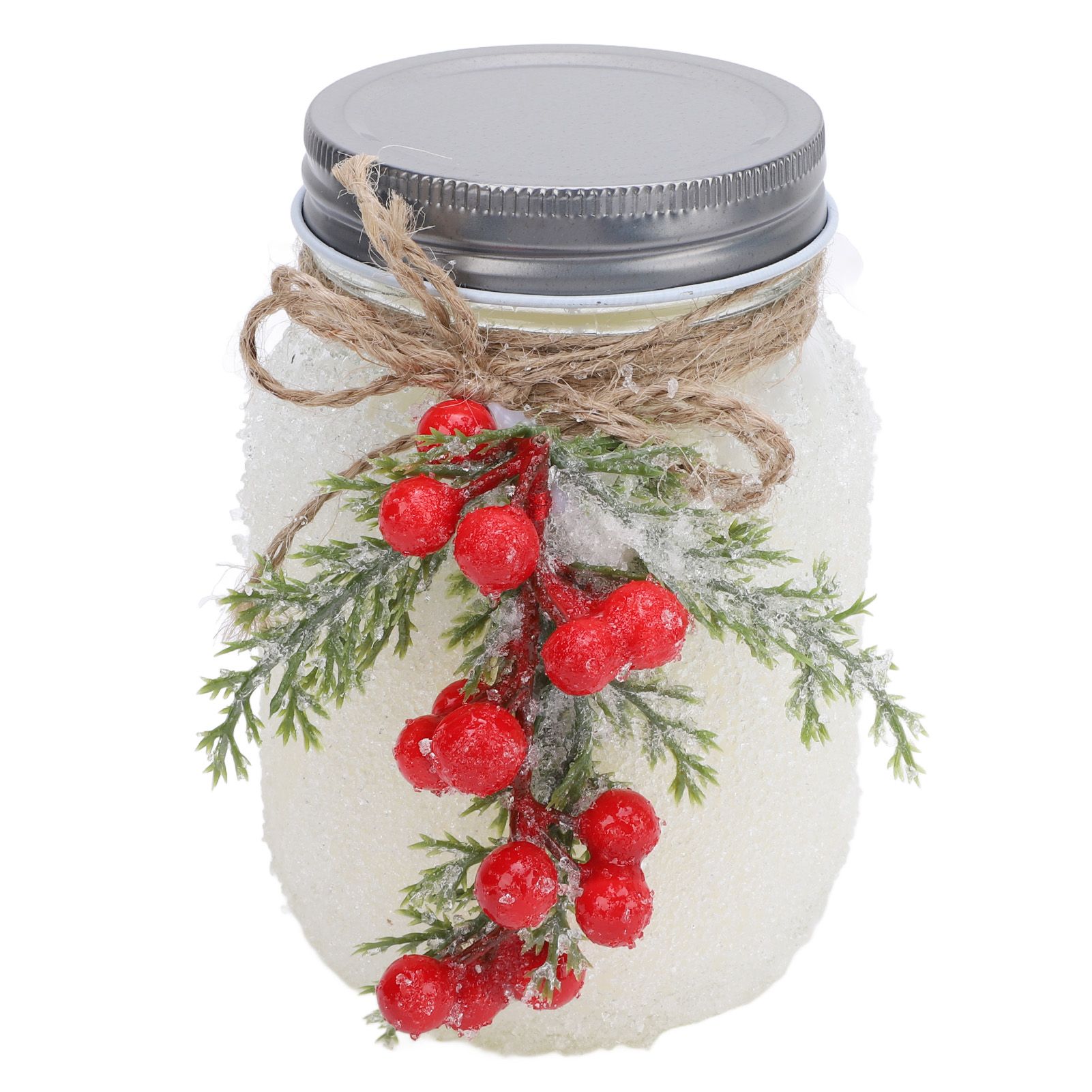 Jar Candle Creative Handmade Glass Soy Wax 18oz Decorative Jar Candle for Xmas view 3