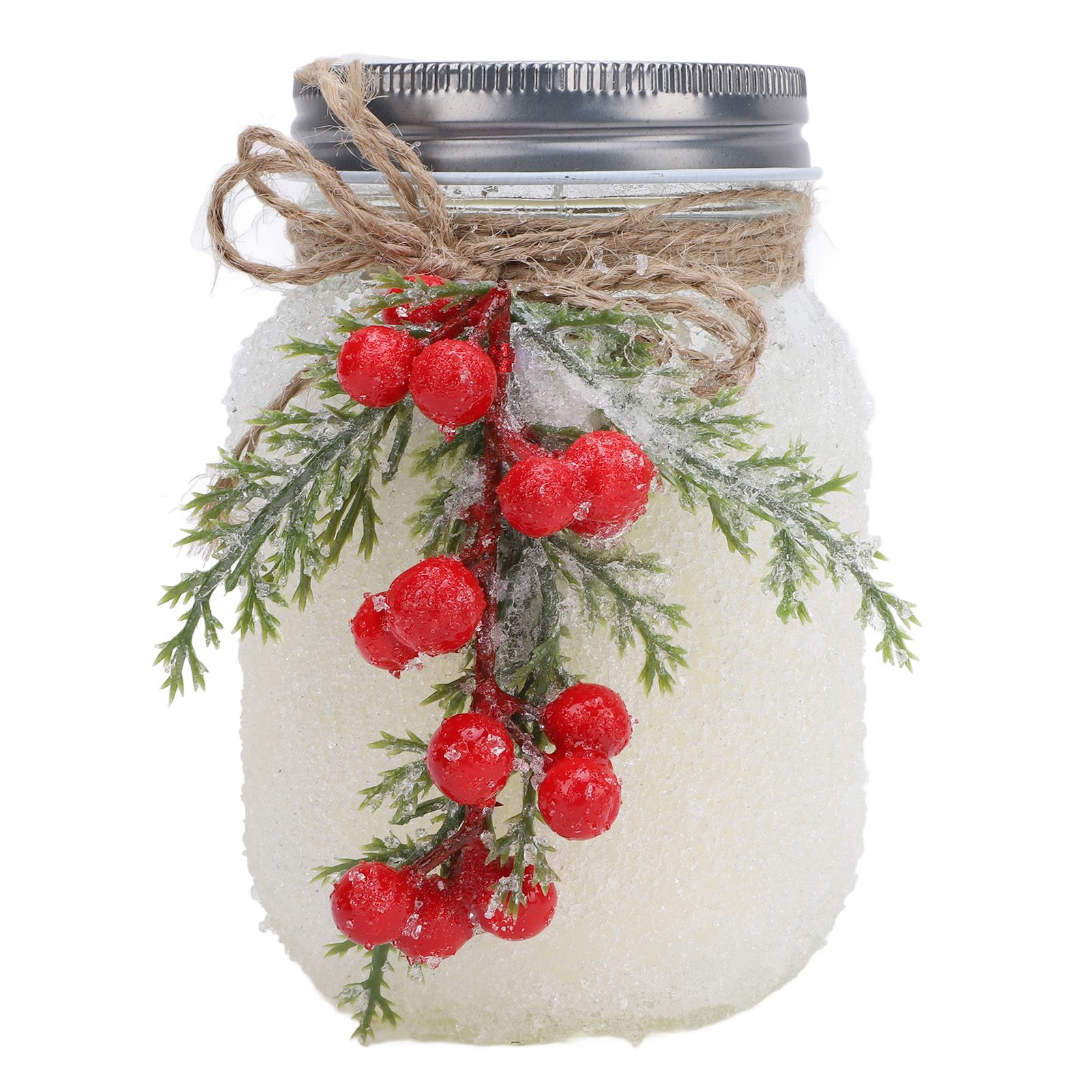 Jar Candle Creative Handmade Glass Soy Wax 18oz Decorative Jar Candle for Xmas view 4