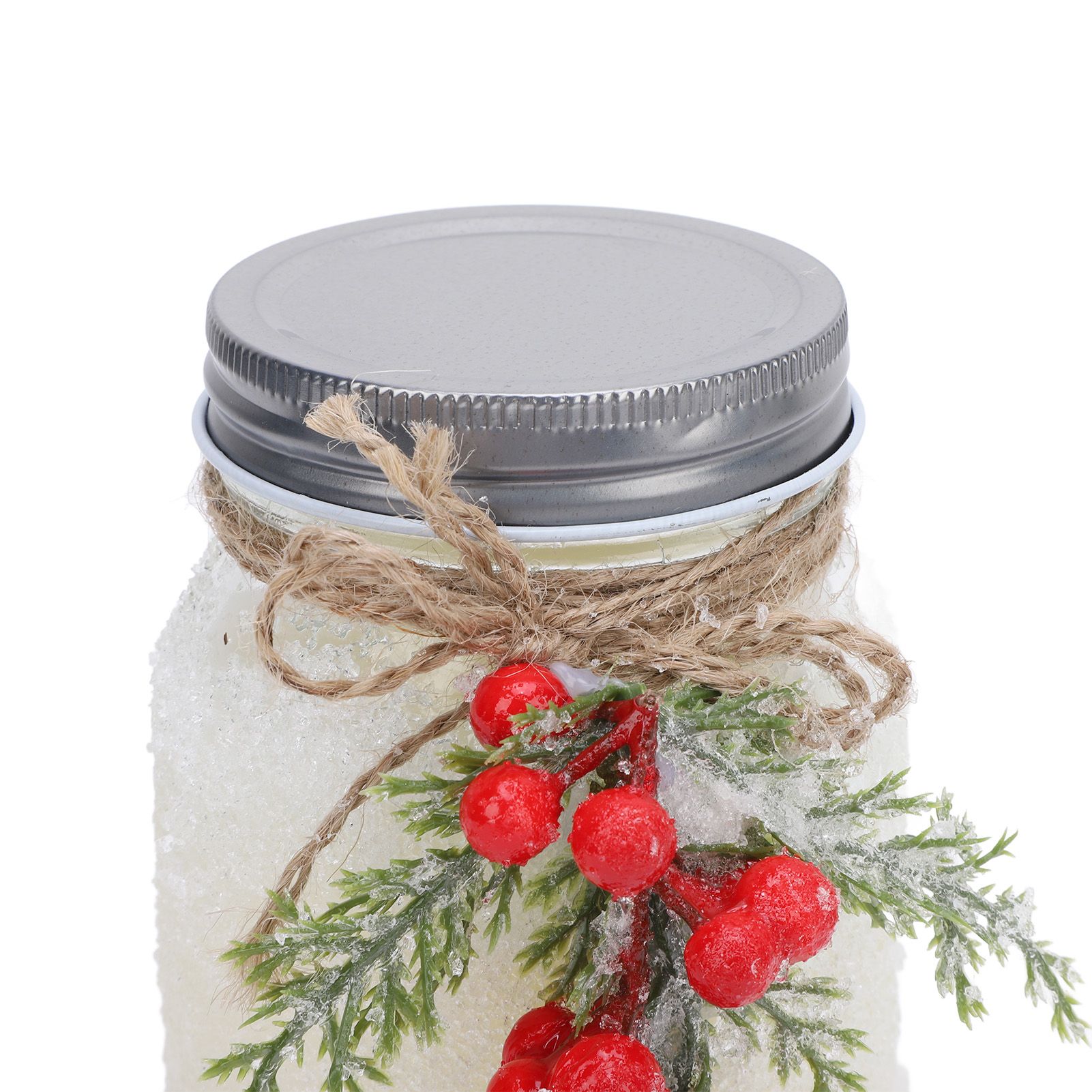Jar Candle Creative Handmade Glass Soy Wax 18oz Decorative Jar Candle for Xmas view 5
