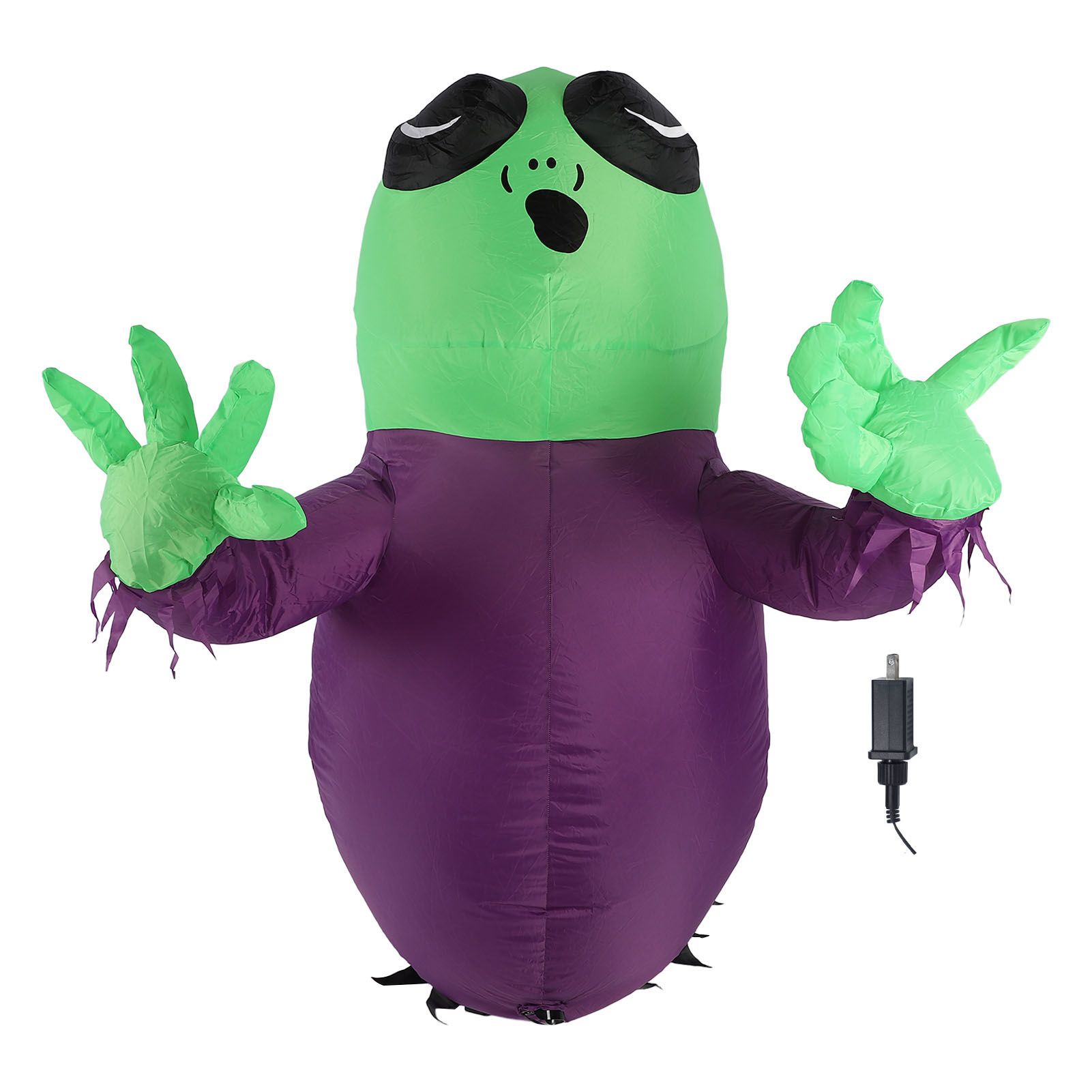 Window Blow Up Alien 3.9ft LED Powerful Blower 210T Polyester Fiber IP44 Water view 3