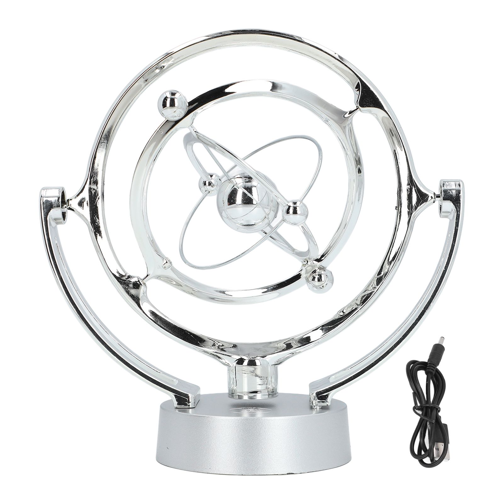 Desktop Earth Perpetual Motion Model Rotating Magnetic Swing Astronomical view 3