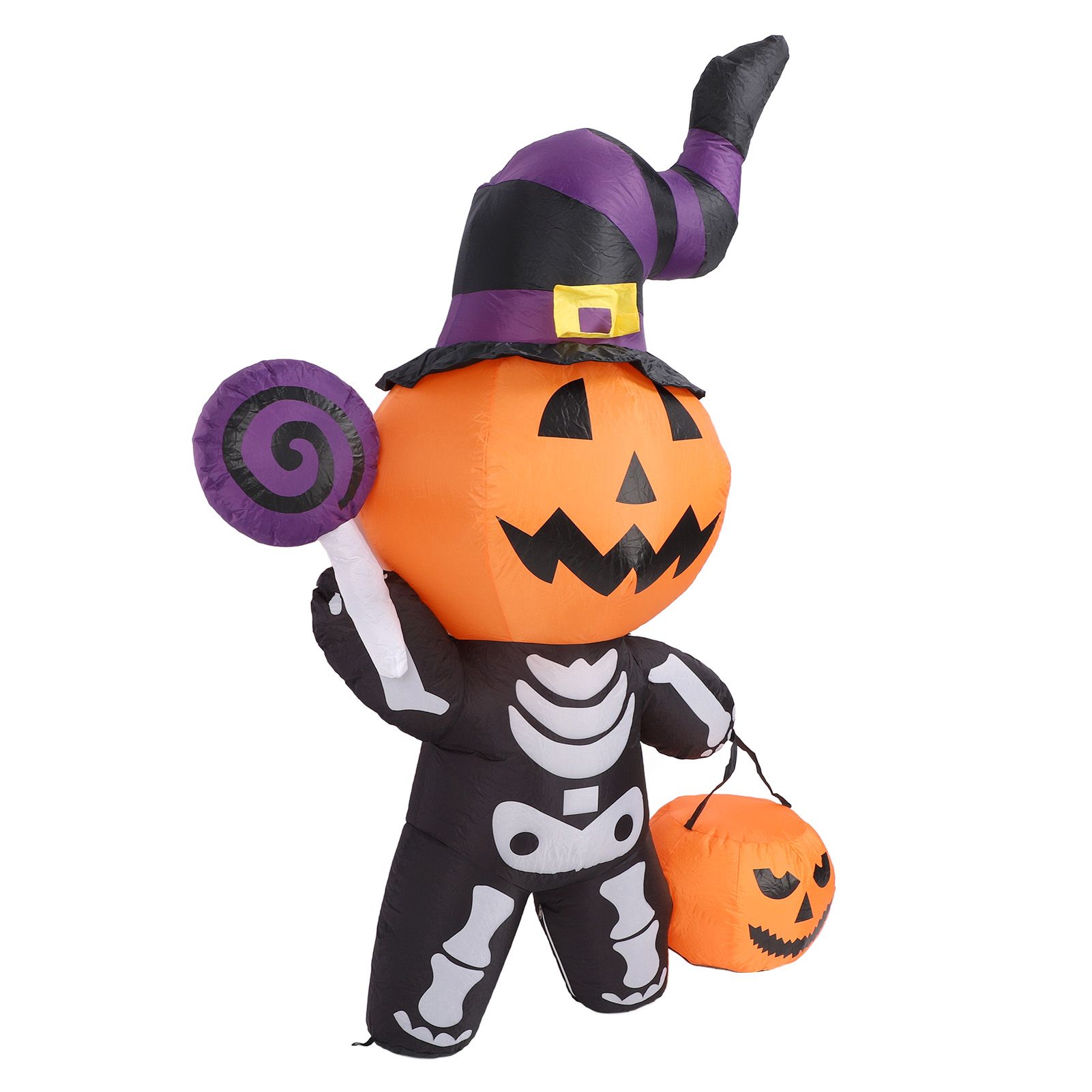 Inflatable Ghost Decoration with LED Lights Water Resistant Cute Blow Ups view 11