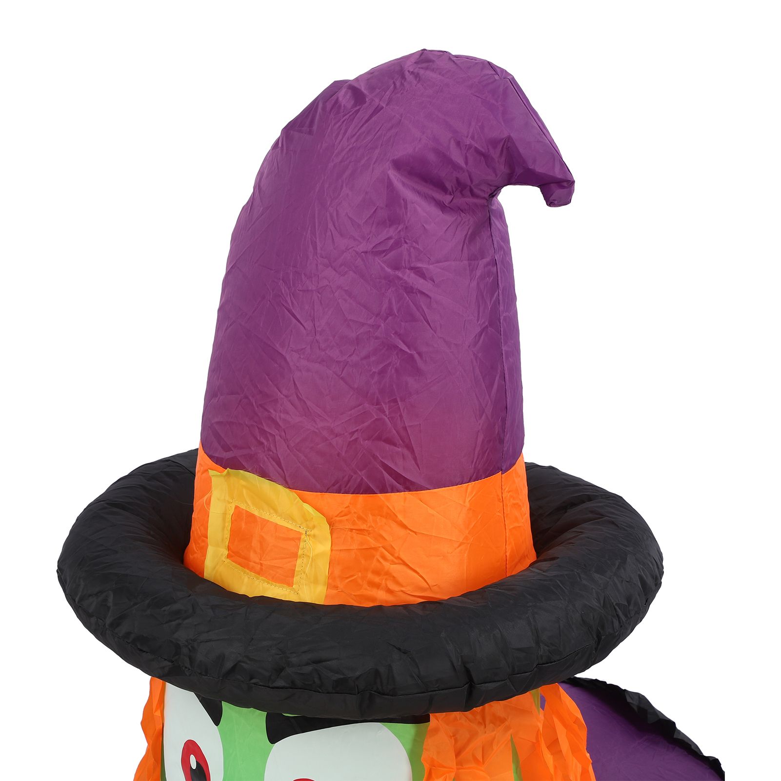 4.43ft Witch Broke Out From Window Inflatable Decoration Built in LED Light view 9
