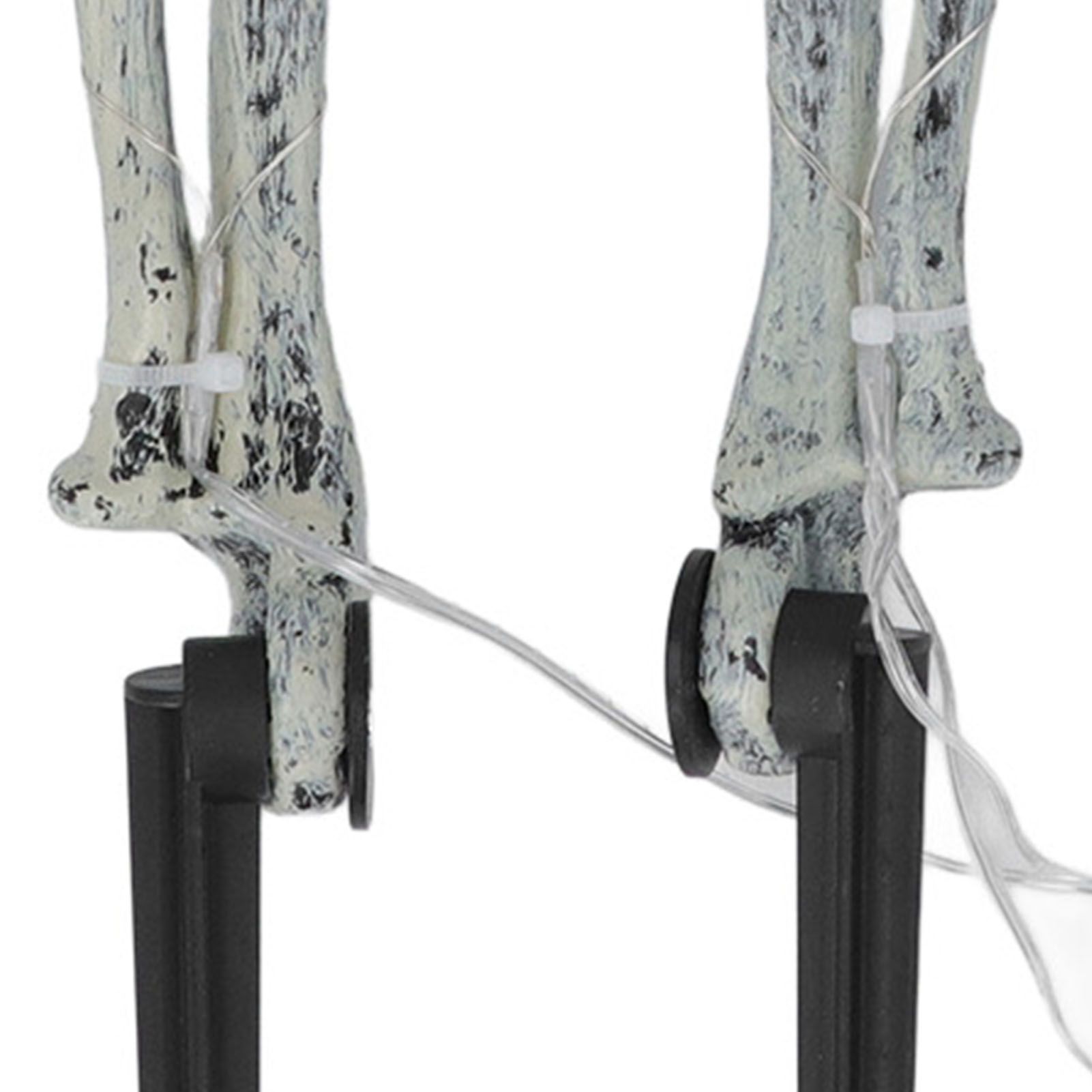 Solar Skeleton Hands Light LED Decorative Scary Light String for Lawn Porch Garden view 2
