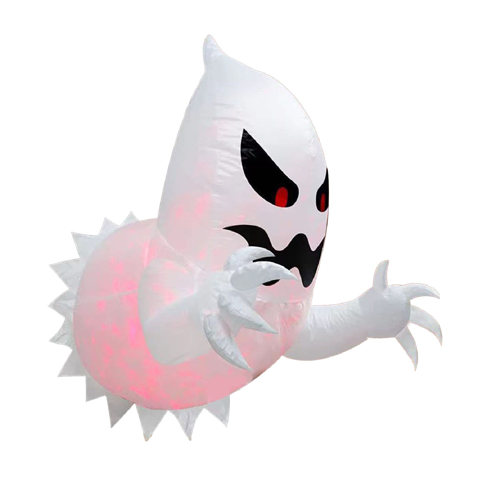 Inflatable Ghost with Build in LEDs Blow Up Flying Ghost Broke Out From Window view 3