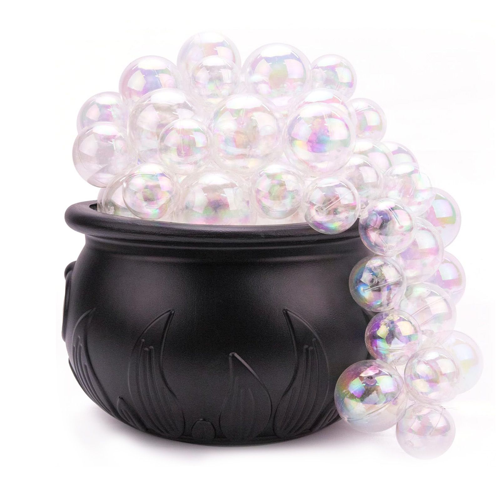 Bubbling Cauldron with Violet Light Black Witches Bubbling Cauldron for — image 1