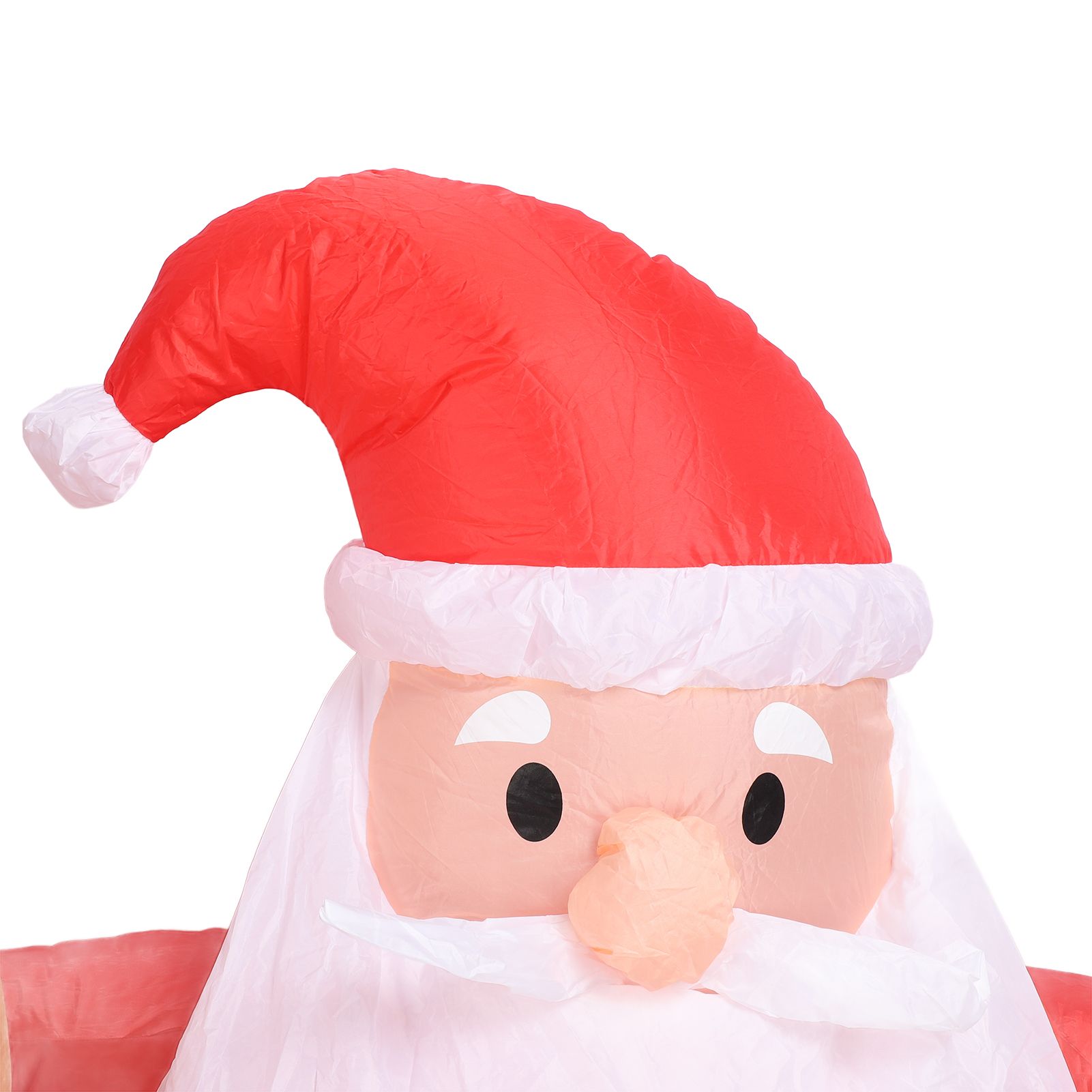 1.6m Xmas Inflatable Old Men and Deer Model Inflatable Santa and Reindeer LED view 5