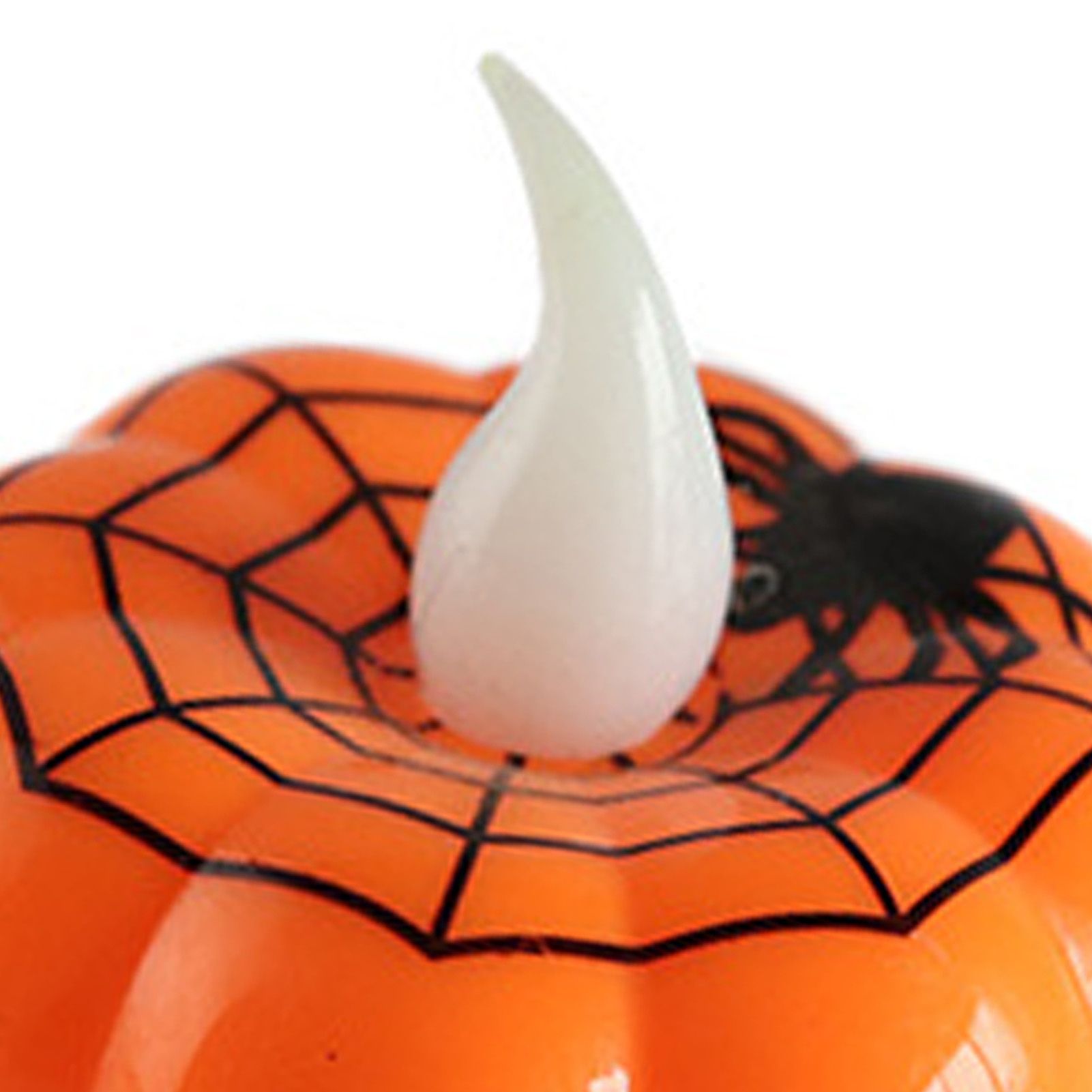 12PCS Pumpkin LED Candle Lights Battery Operated Pumpkin Flameless Candle view 7