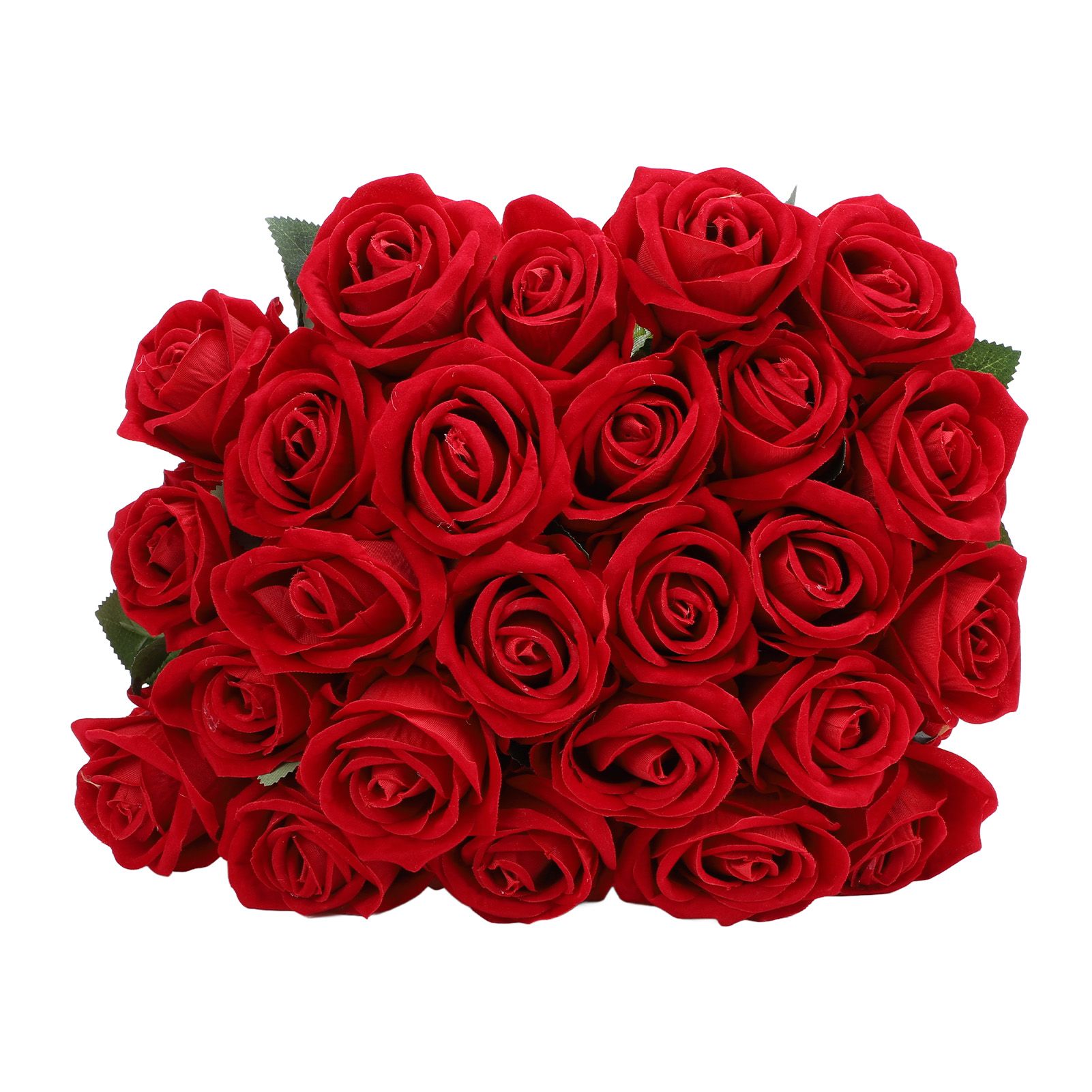 50pcs Artificial Roses Realistic Real Looking Long Stem Fake Roses for DIY view 10
