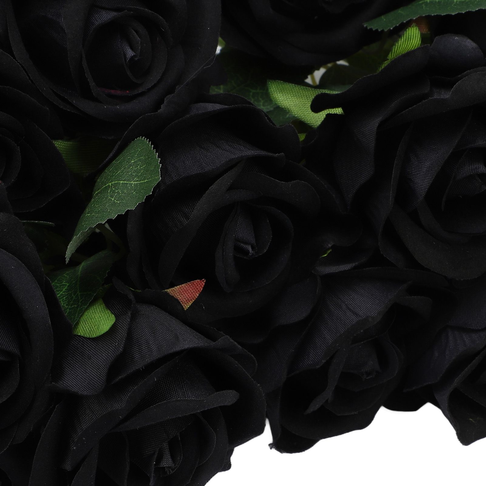 50pcs Artificial Roses Realistic Real Looking Long Stem Fake Roses for DIY view 2