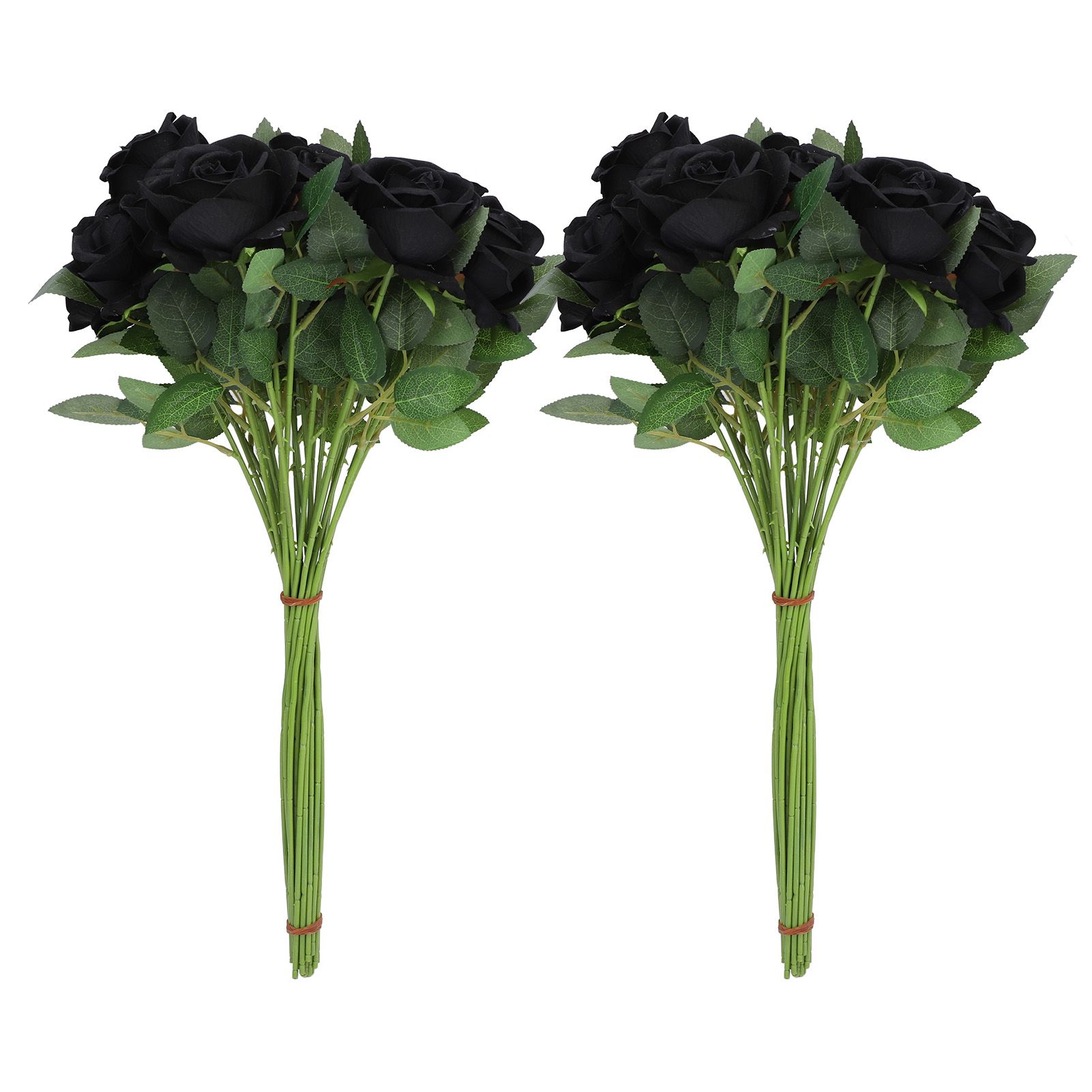 50pcs Artificial Roses Realistic Real Looking Long Stem Fake Roses for DIY view 3