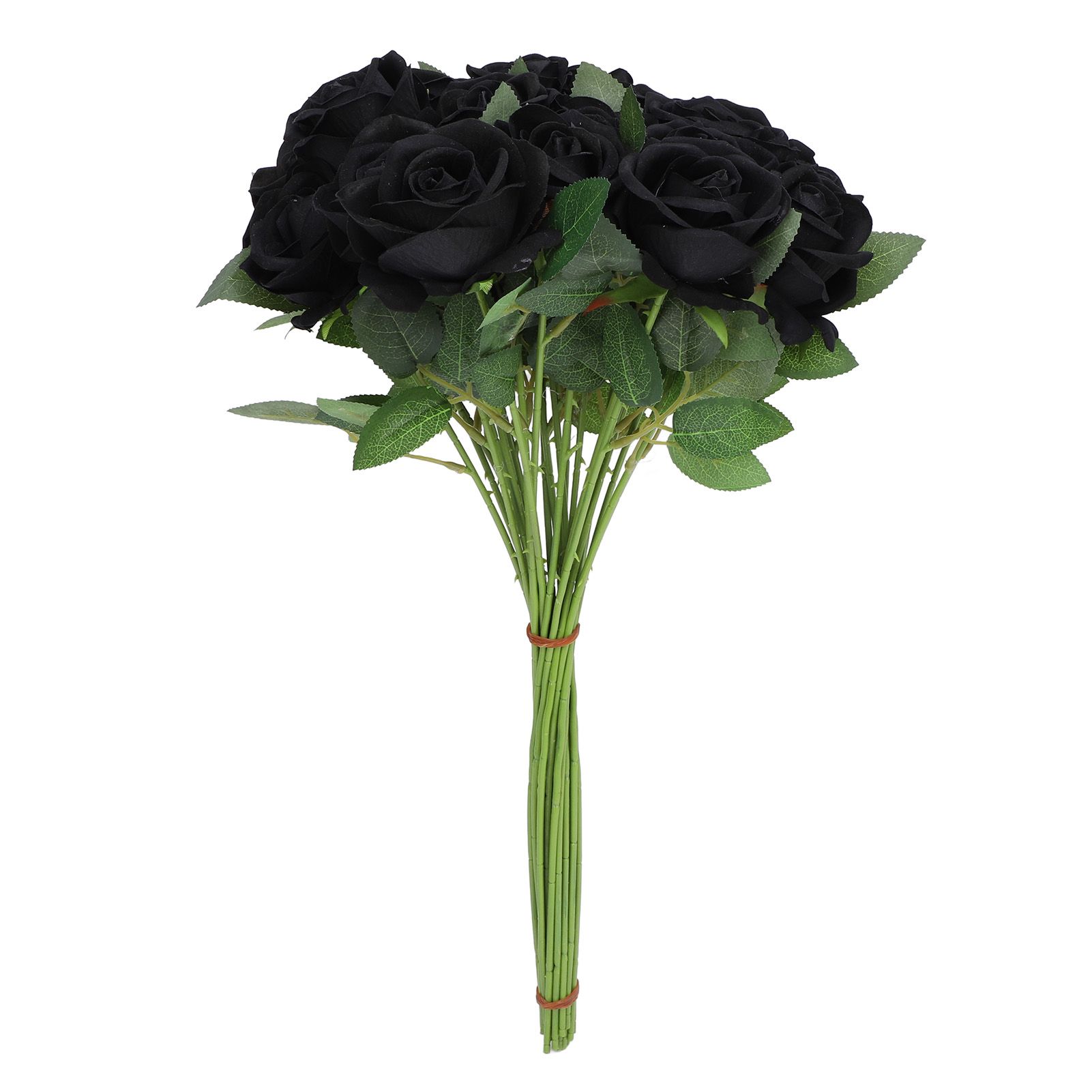 50pcs Artificial Roses Realistic Real Looking Long Stem Fake Roses for DIY view 6