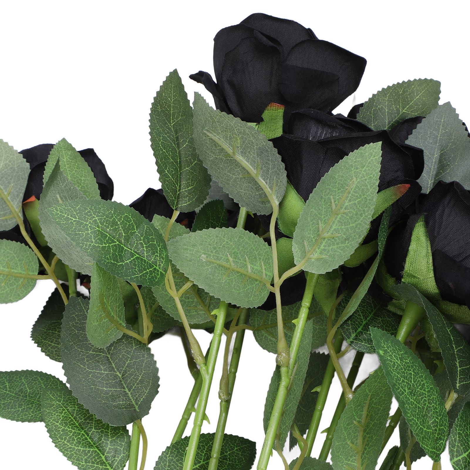 50pcs Artificial Roses Realistic Real Looking Long Stem Fake Roses for DIY view 7