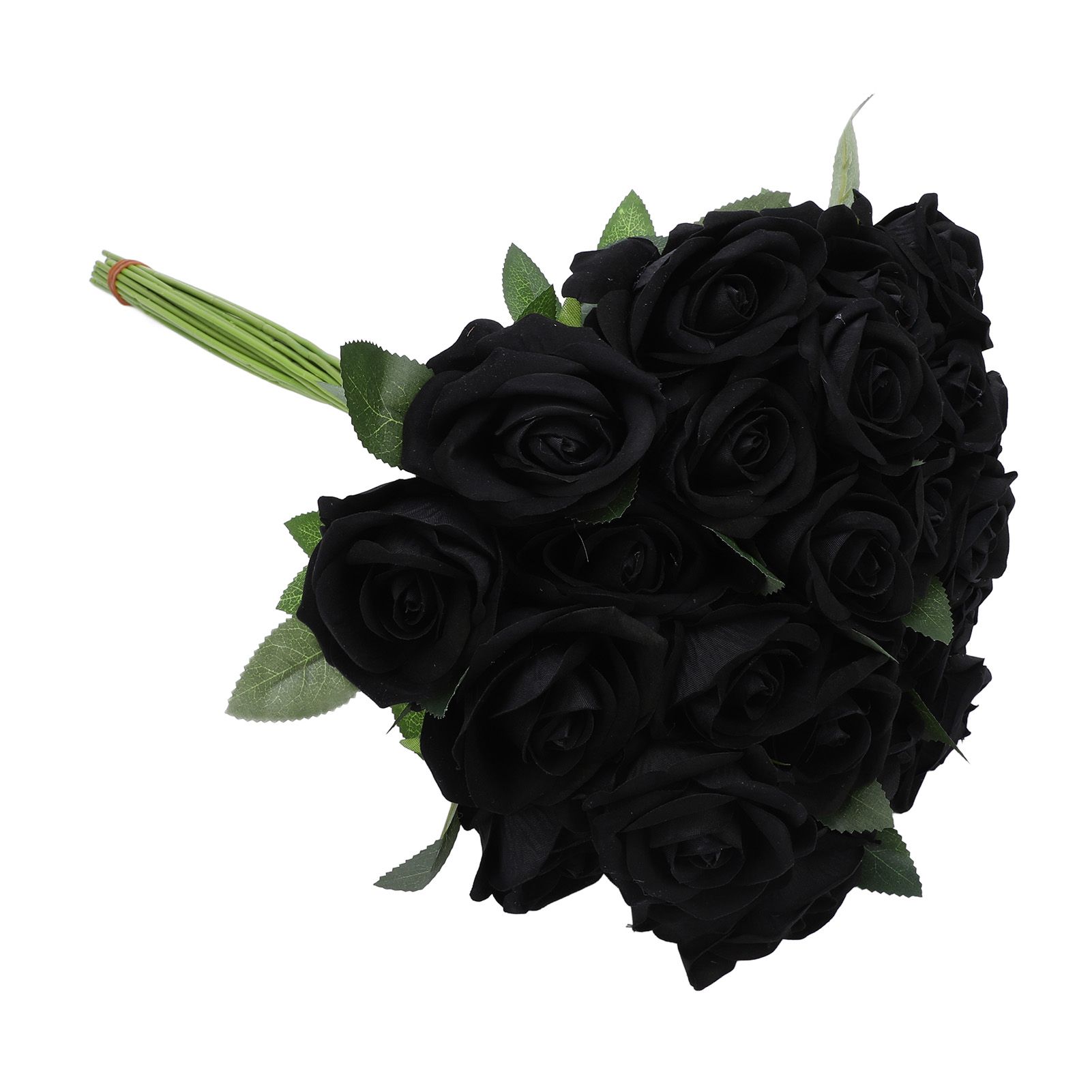 50pcs Artificial Roses Realistic Real Looking Long Stem Fake Roses for DIY view 8