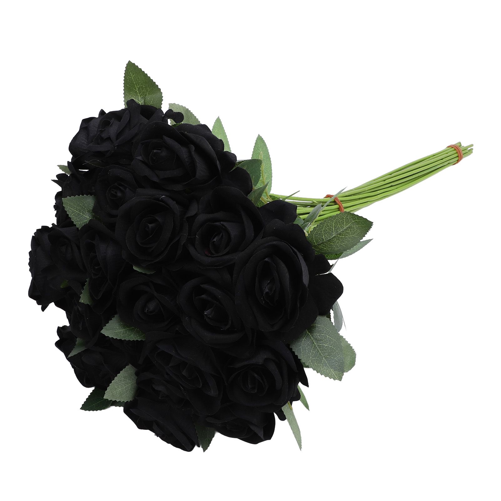 50pcs Artificial Roses Realistic Real Looking Long Stem Fake Roses for DIY view 9