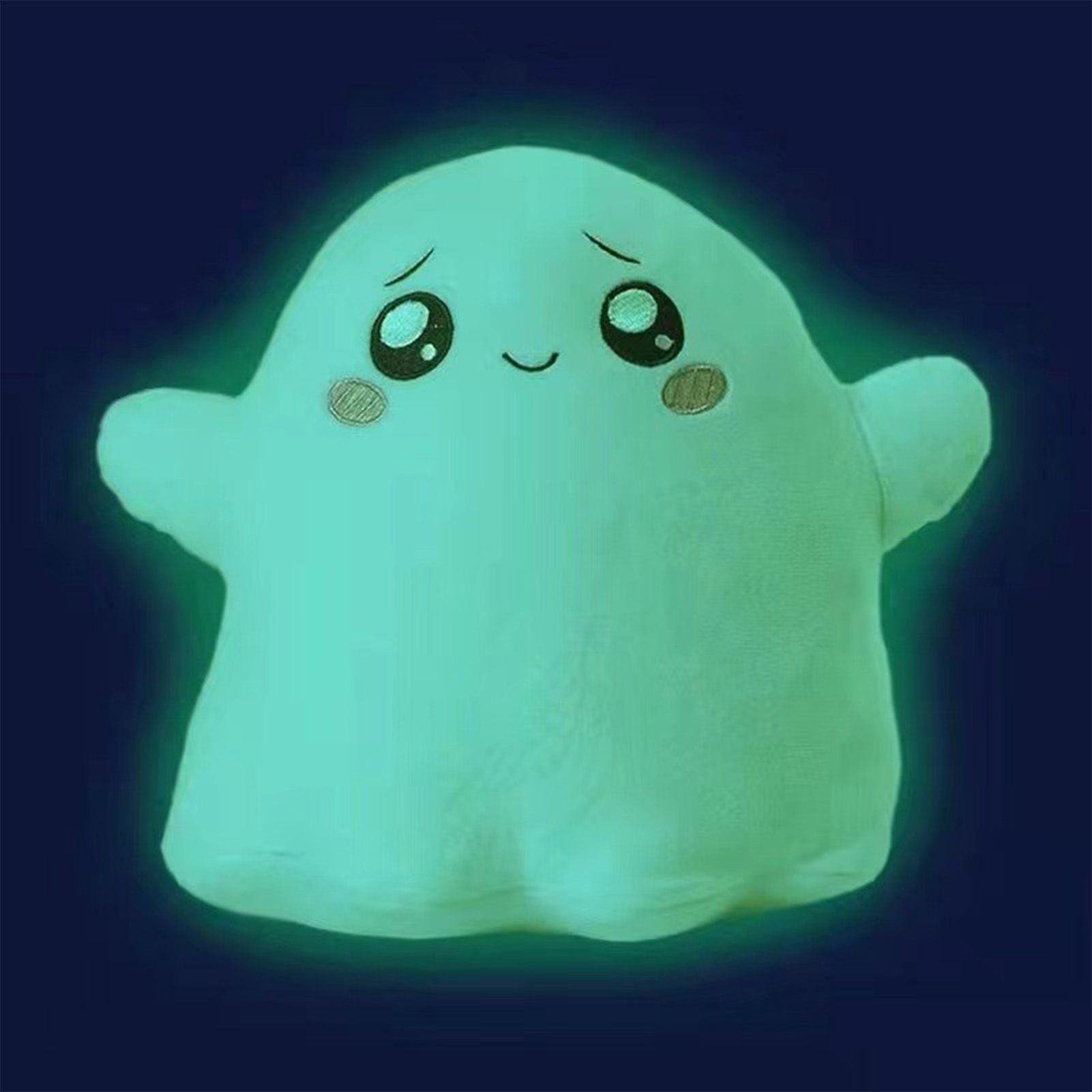 Ghost Plush Doll Glow in The Dark Cute Soft Ghost Stuffed Toy for Present view 8
