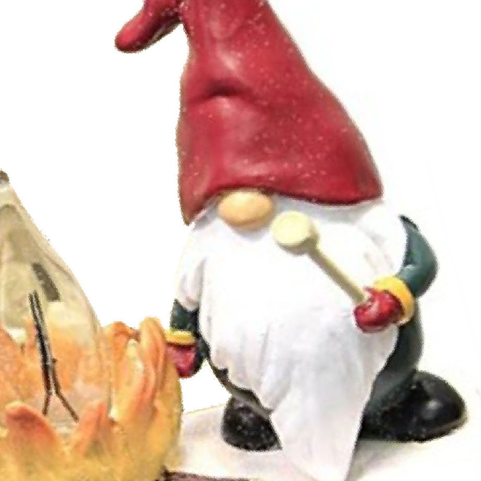Xmas Night Light Flickering Campfire Effect Resin Plug In Night Lamp Holiday view 5