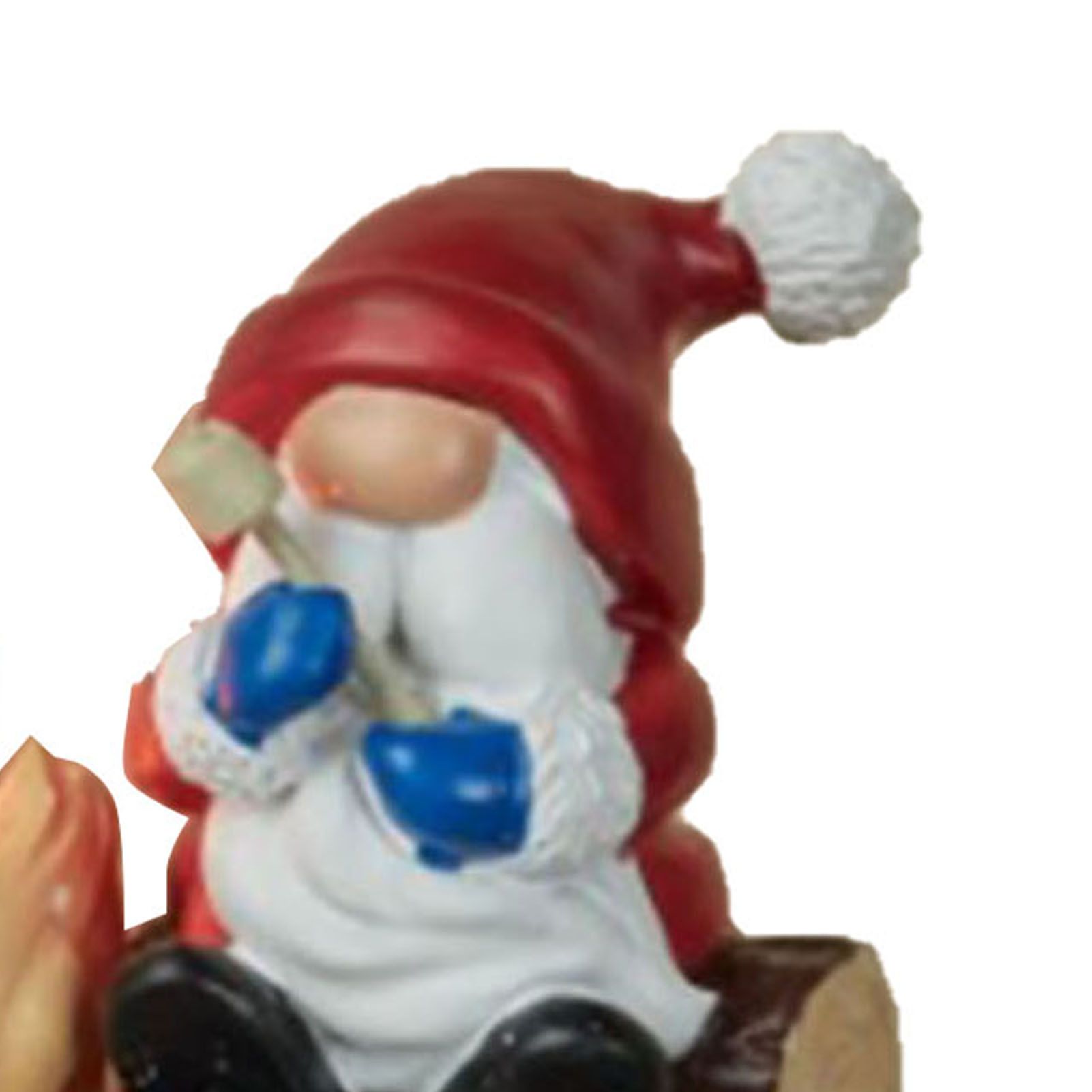 Xmas Night Light Flickering Campfire Effect Resin Plug In Night Lamp Holiday view 7