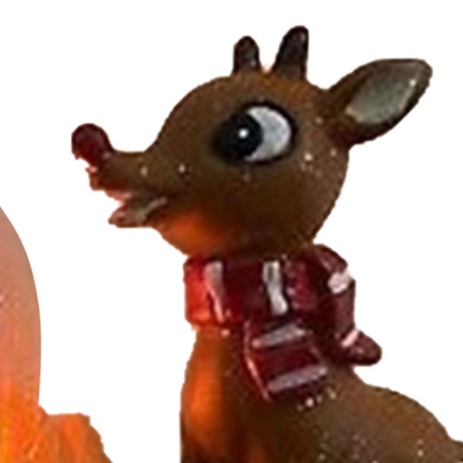 Xmas Night Light Flickering Campfire Effect Resin Plug In Night Lamp Holiday view 7