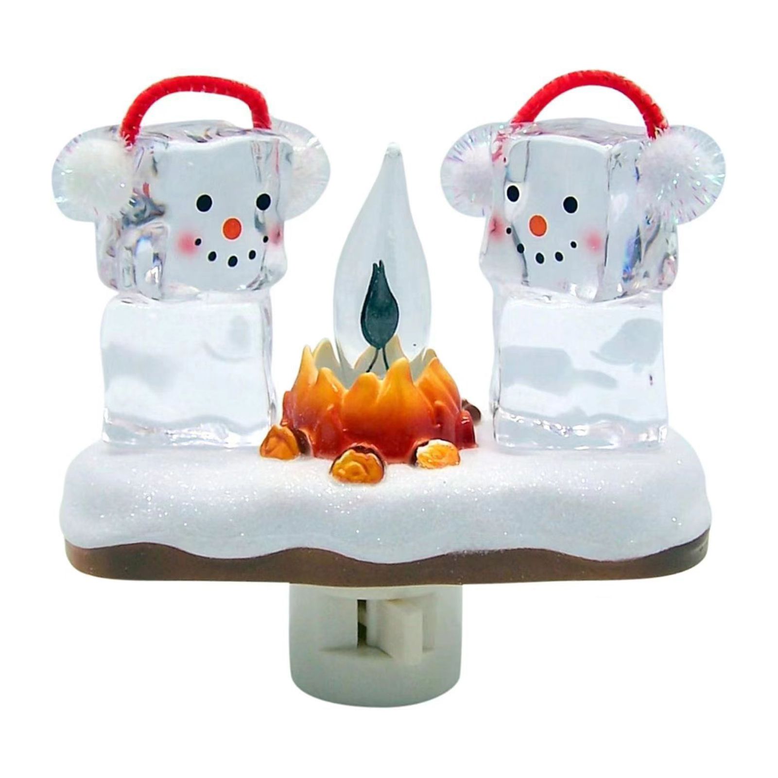 Campfire Flickering Nightlight Decorative Xmas Night Light Flickering Flame view 3