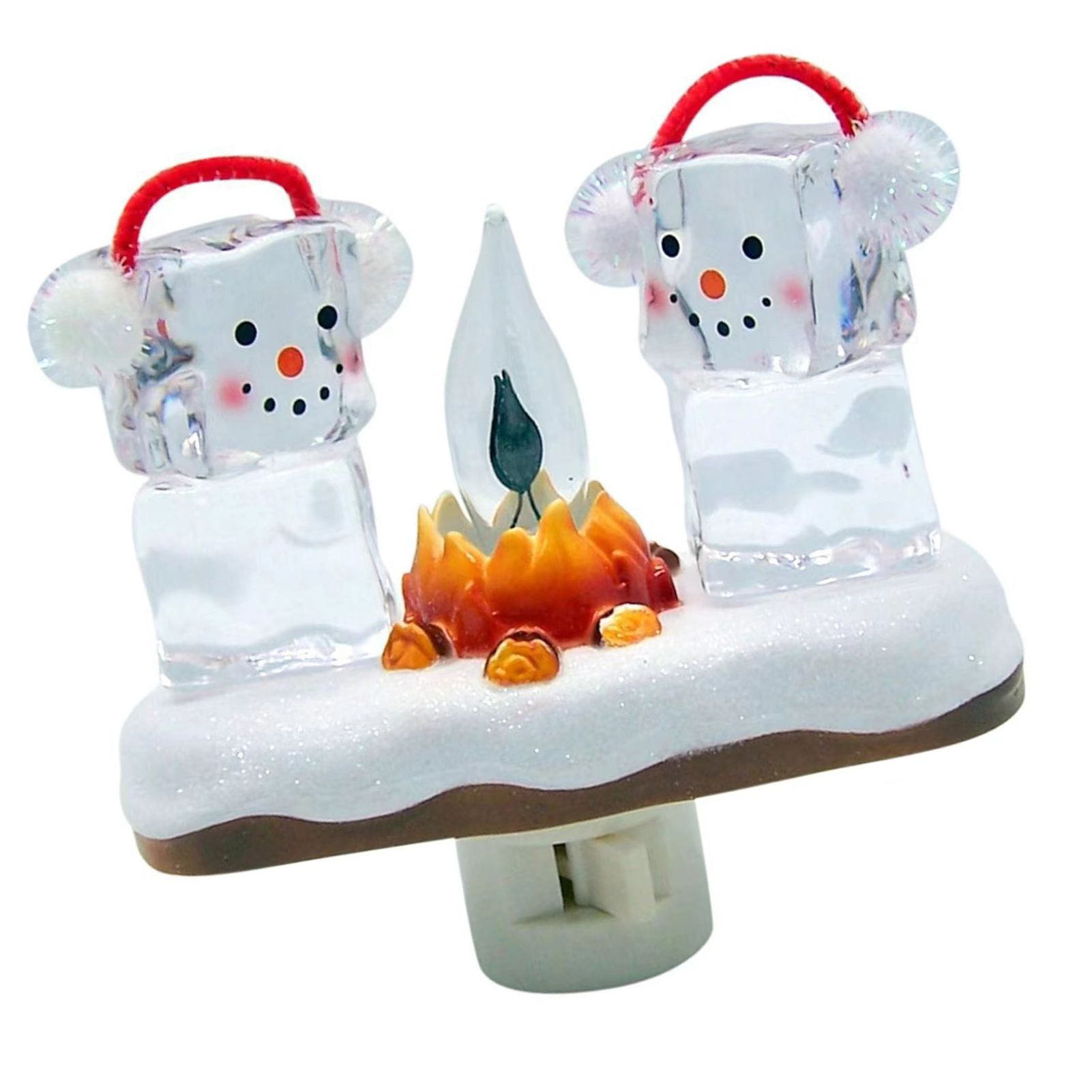 Campfire Flickering Nightlight Decorative Xmas Night Light Flickering Flame view 4