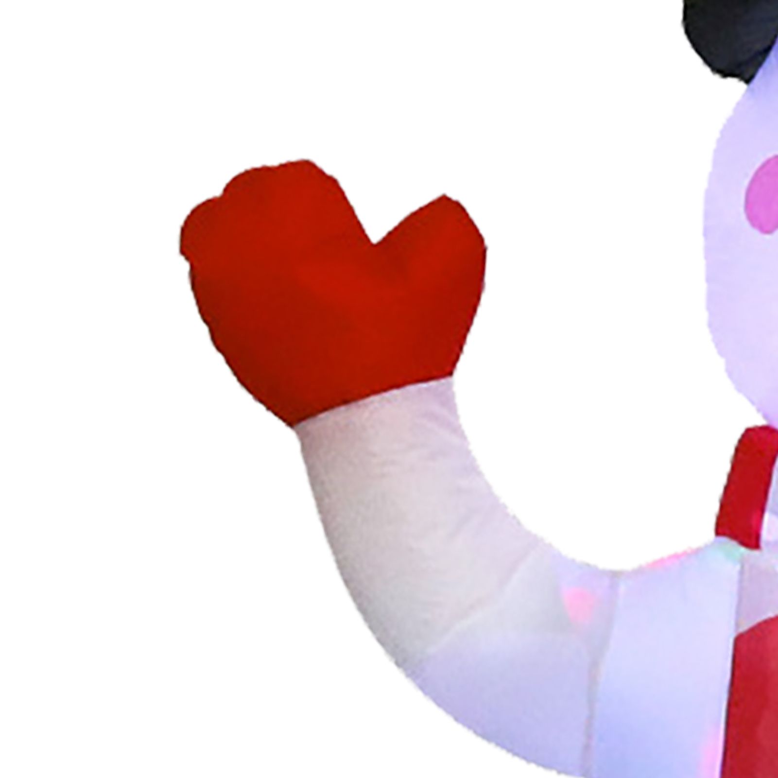 5FT Inflatable Snowman Decoration Blow Up Xmas Snowman with Colorful Lights view 5