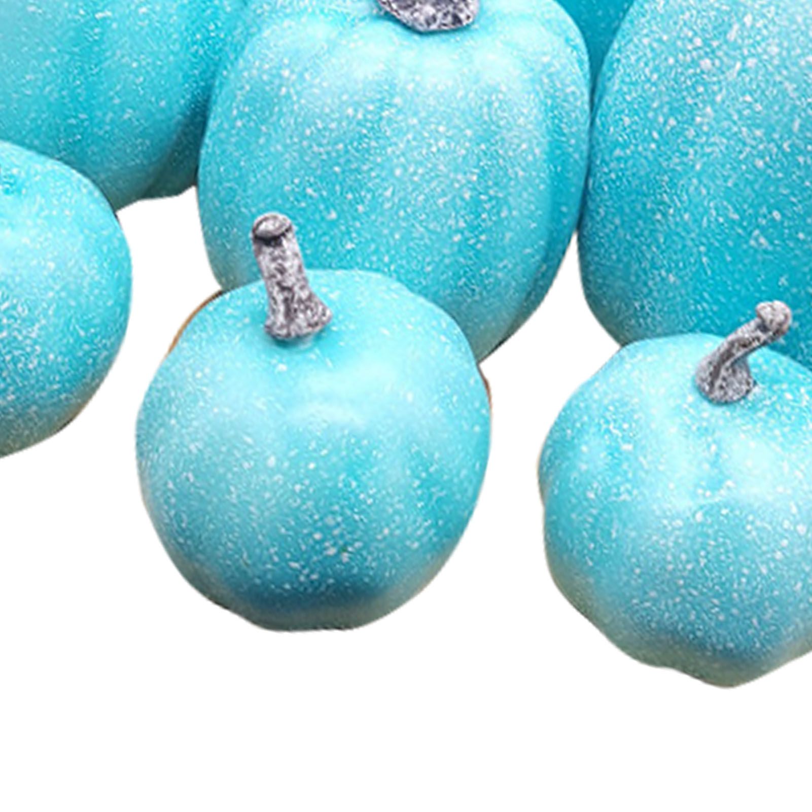 7 Pcs Artificial Pumpkin Cute Lifelike Foam Harvest Pumpkins for Autumn view 2