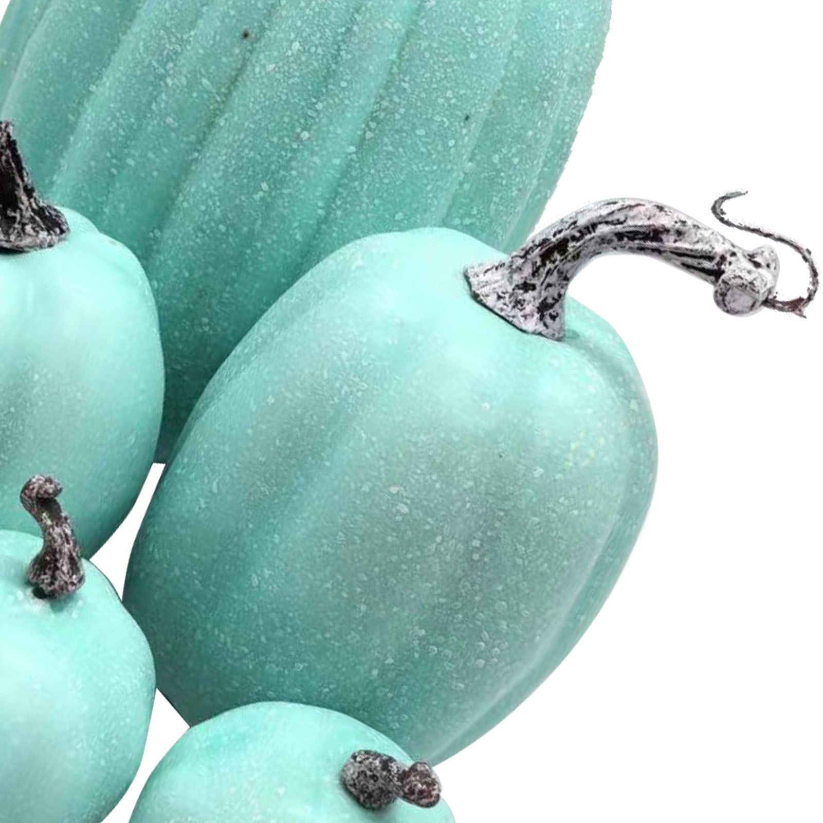 7 Pcs Artificial Pumpkin Cute Lifelike Foam Harvest Pumpkins for Autumn view 5