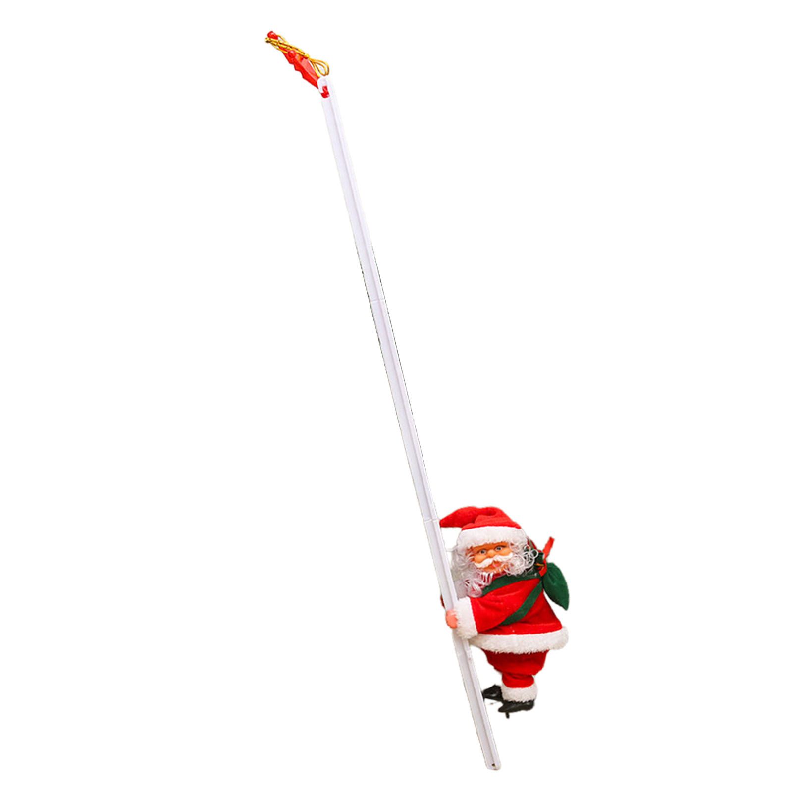 Electric Climbing Ladder Santa Battery Operated Singing Dancing Climbs Up and view 10