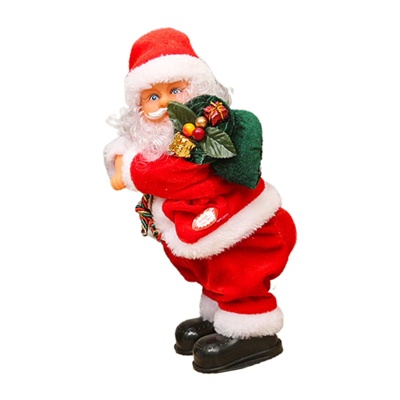 Electric Santa Figurines Singing and Dancing Xmax Doll Indoor Home Holiday view 8