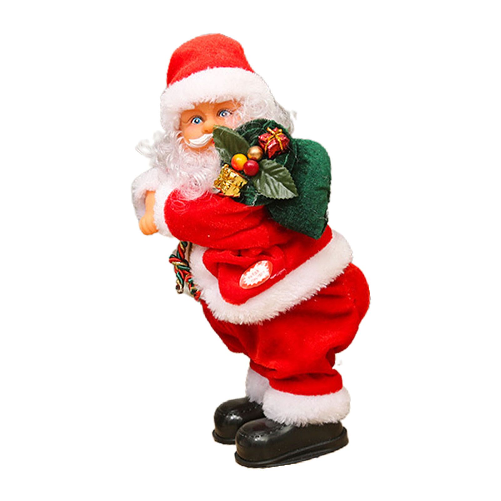 Electric Santa Figurines Singing and Dancing Xmax Doll Indoor Home Holiday view 9