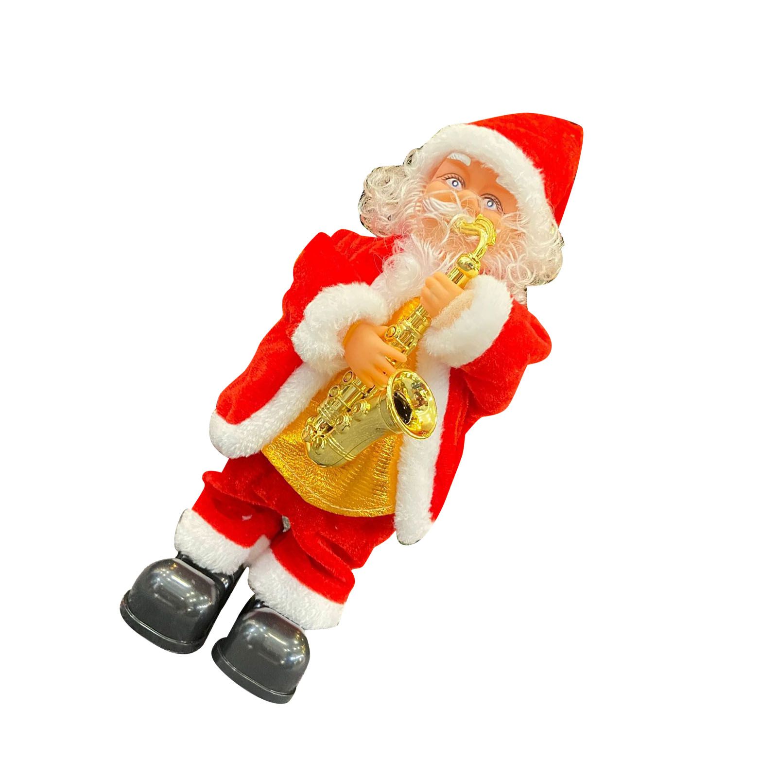 Electric Singing Dancing Santa Musical Figure Decoration Battery Operated Xmas view 4